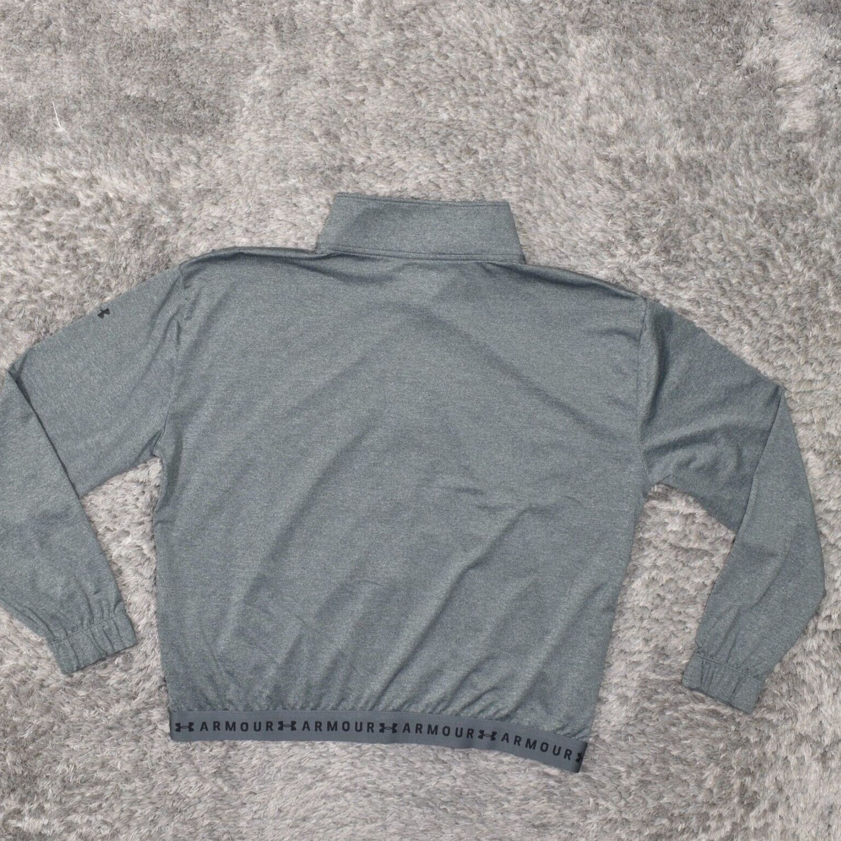 Under Armour Under Armour Basic Jacket Women L Gray Polyester Zip Jacket Size L / US 10 / IT 46 - 8 Thumbnail