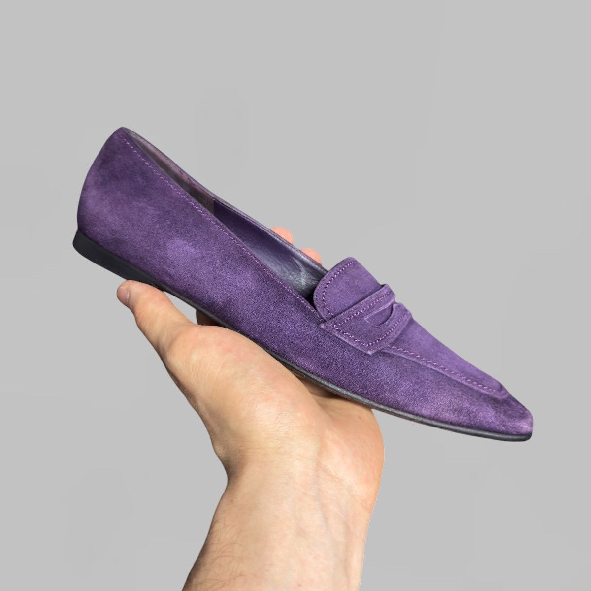 Loro Piana LORO PIANA PURPLE MULES SIZE 39 Size US 9 / IT 39 - 2 Thumbnail