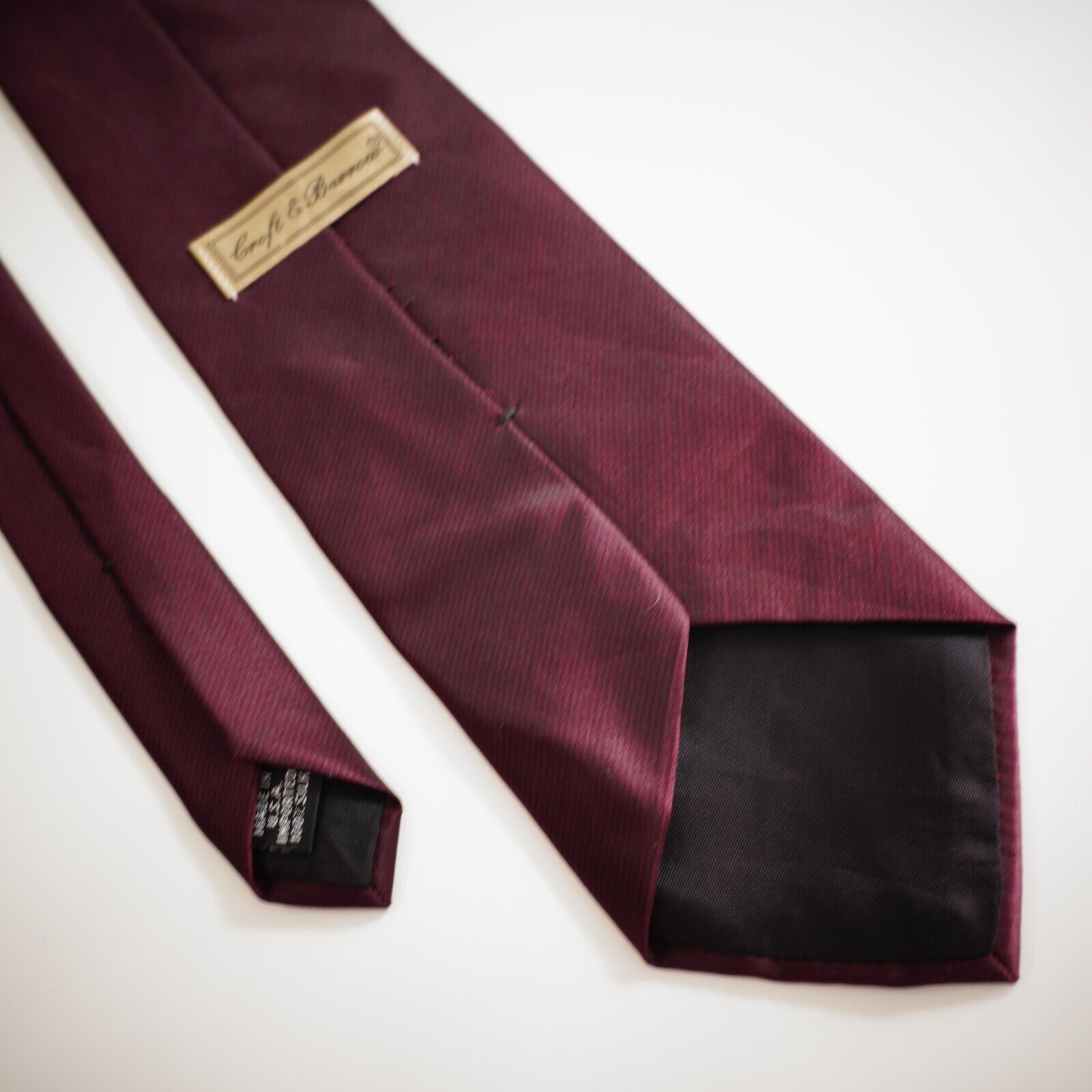 Croft & Barrow Croft & Barrow Purple Striped Print Silk Tie Size ONE SIZE - 5 Thumbnail