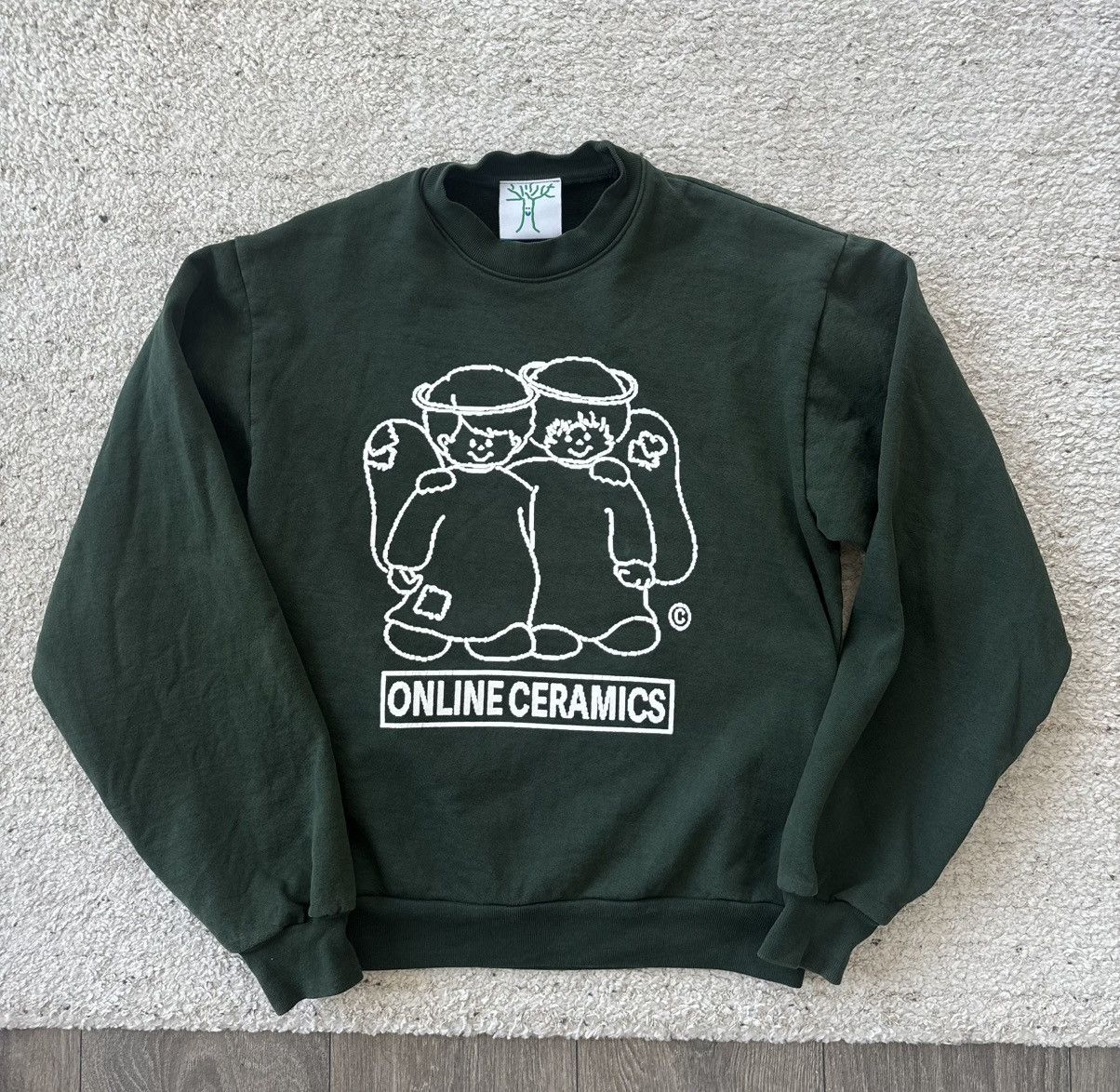 Green Online Ceramics Crewneck