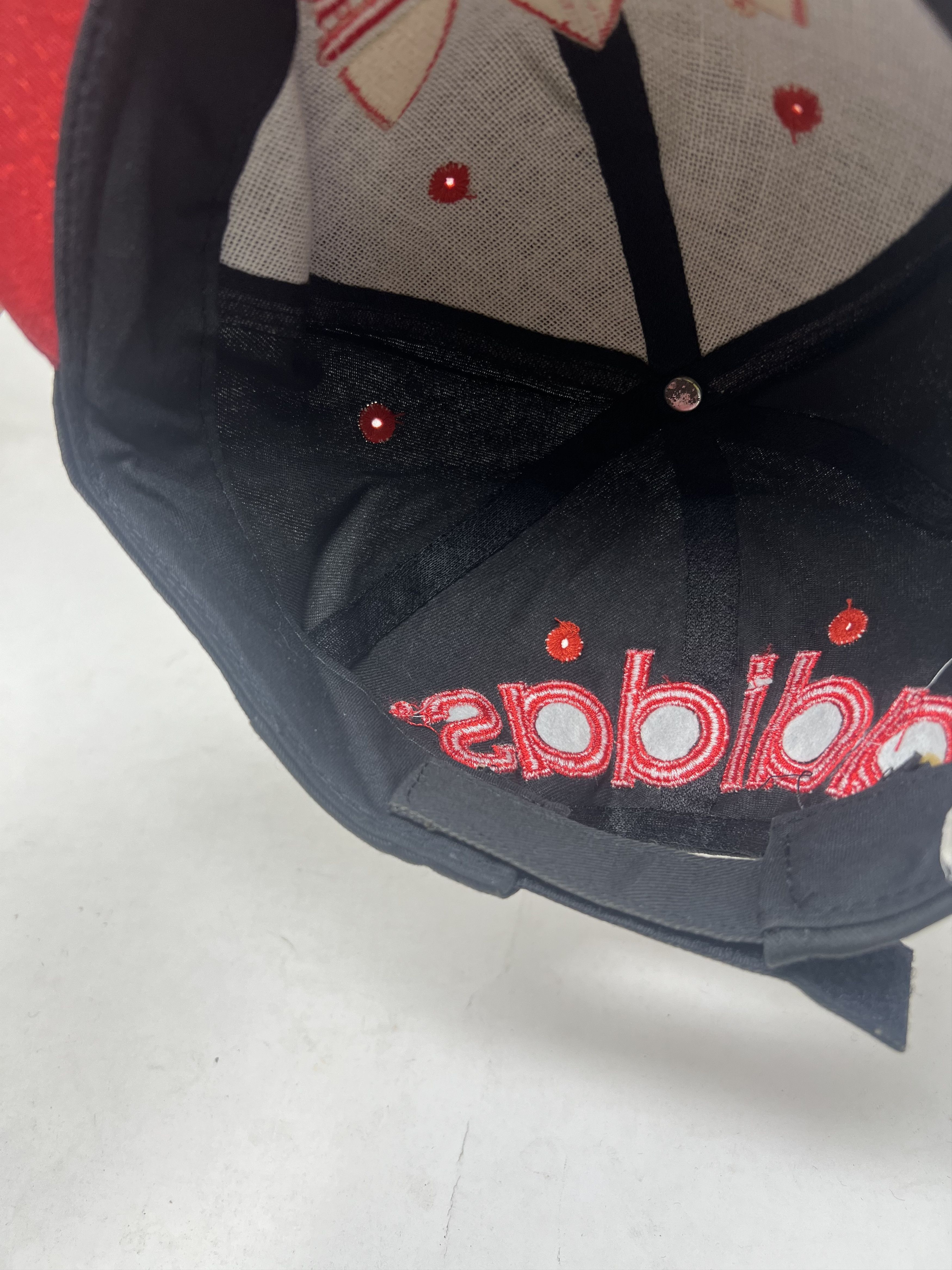Adidas Vintage Adidas Block Hat Size ONE SIZE - 10 Thumbnail