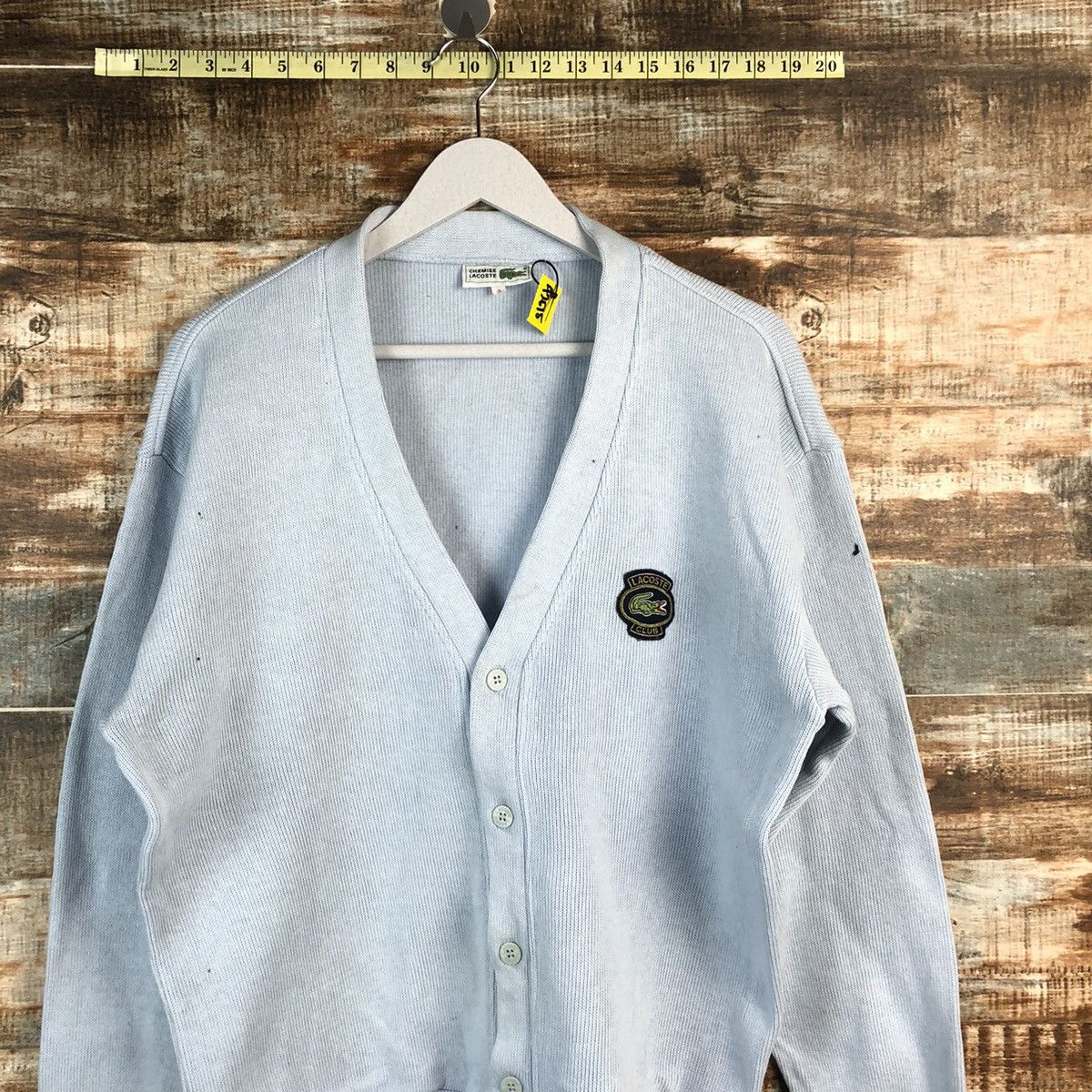 Lacoste Lacoste Blue Cardigan vintage Knitwear #A2515 Size US L / EU 52-54 / 3 - 2 Thumbnail