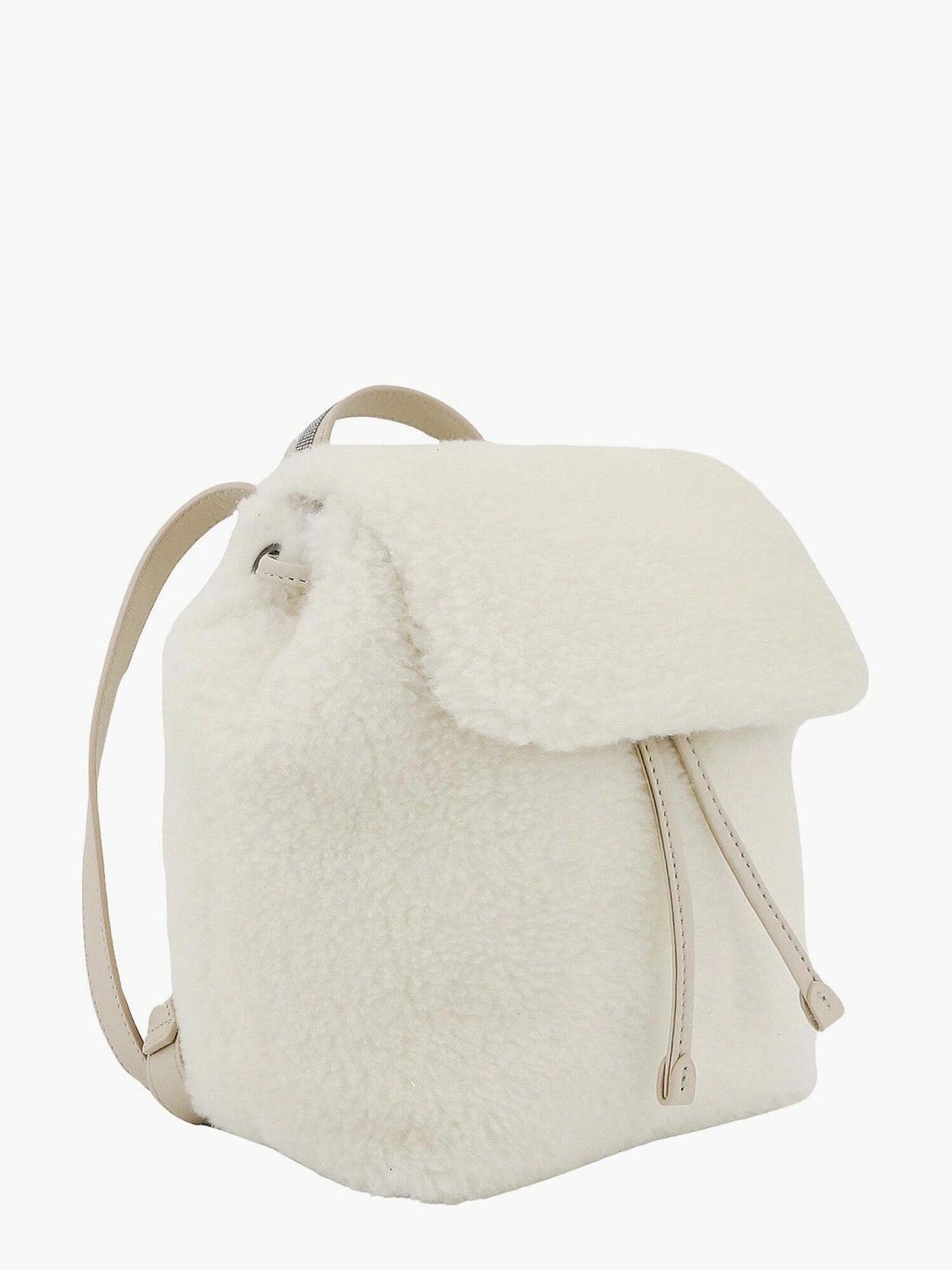 Brunello Cucinelli o1y0725 Size : OS / Backpack in White Size ONE SIZE - 2 Thumbnail