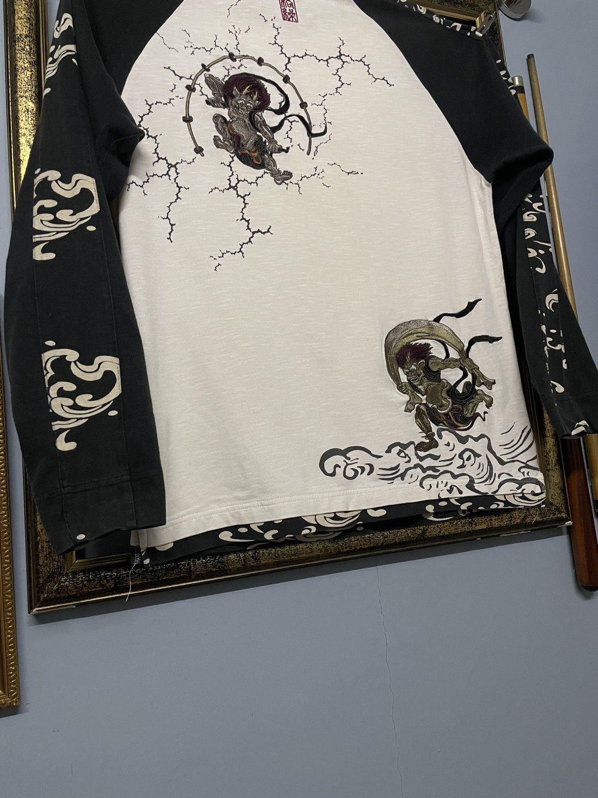Designer × Japanese Brand × Vintage Vintage Iconic Karakuri Generation Embroidery God Sukajan Size US M / EU 48-50 / 2 - 10 Thumbnail