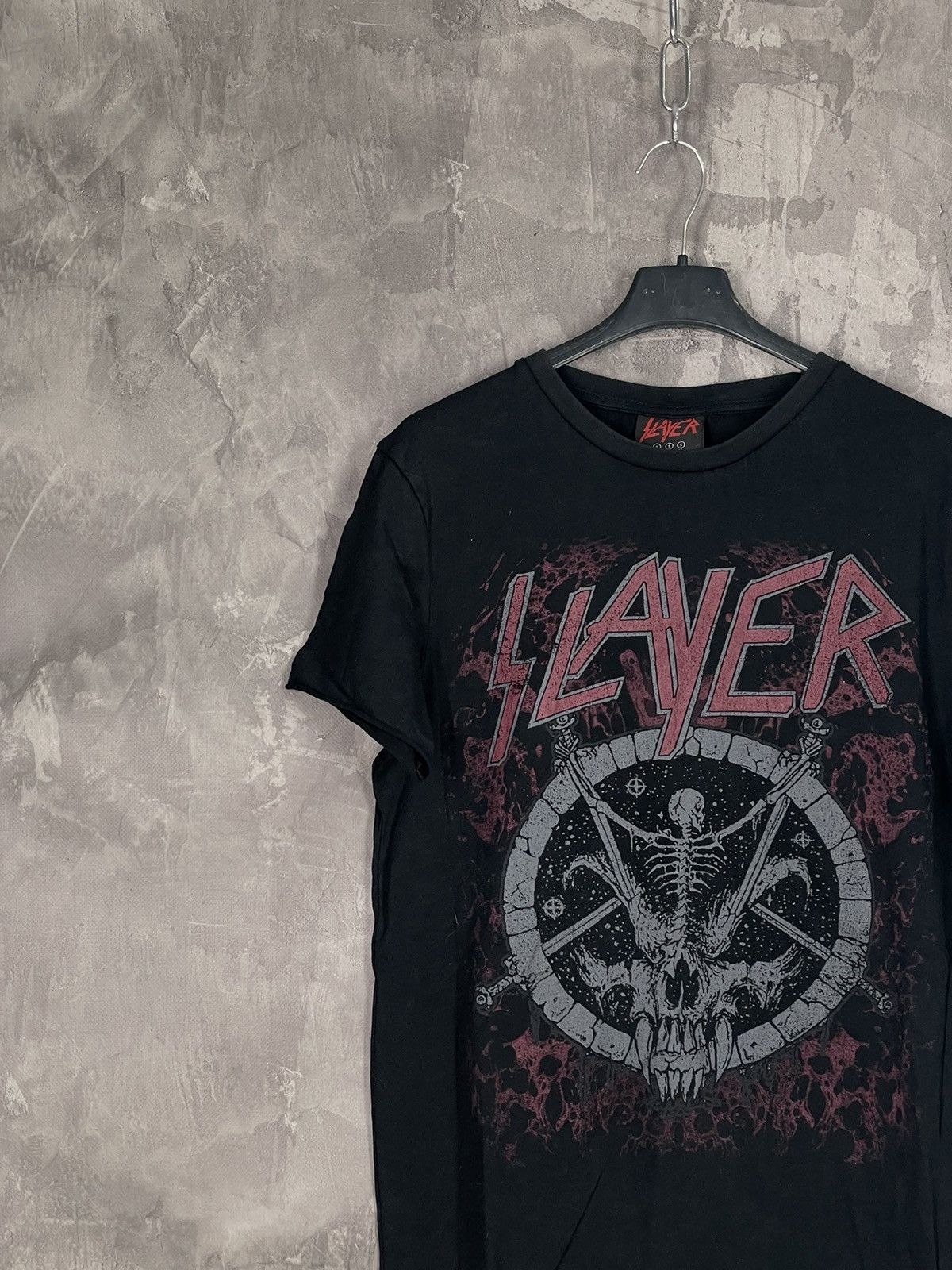 Slayer × Vintage VERY RARE SLAYER ROCK T-SHIRT BAND METAL PUNK 90s Y2K RETRO Size US S / EU 44-46 / 1 - 3 Thumbnail