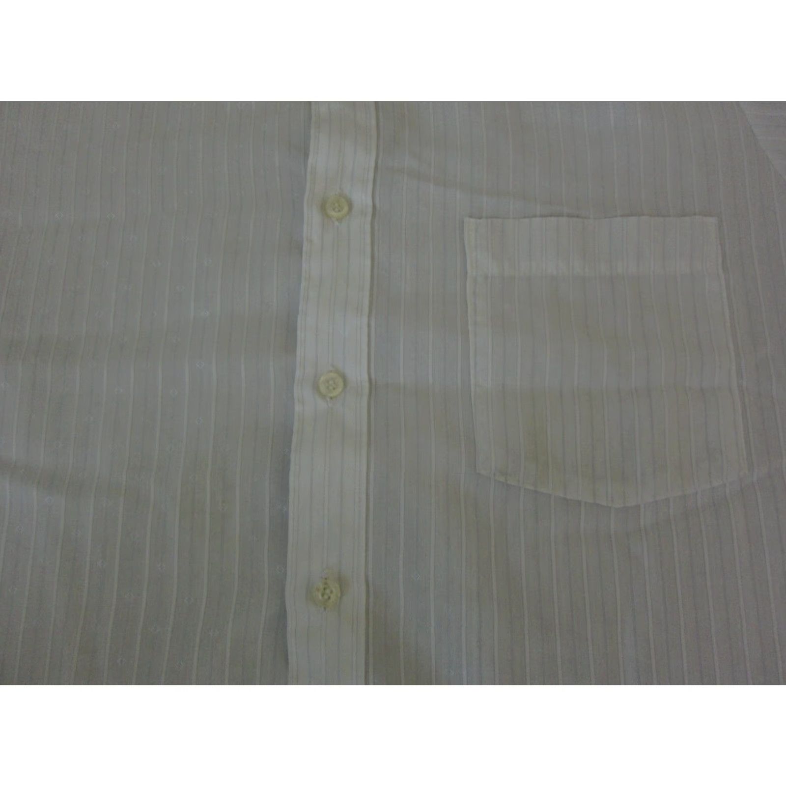 Vintage VINTAGE Career Club Shirt Mens 15.5 Medium White Button-Up Collared 60s 70s Disco Shirt Size US L / EU 52-54 / 3 - 3 Thumbnail