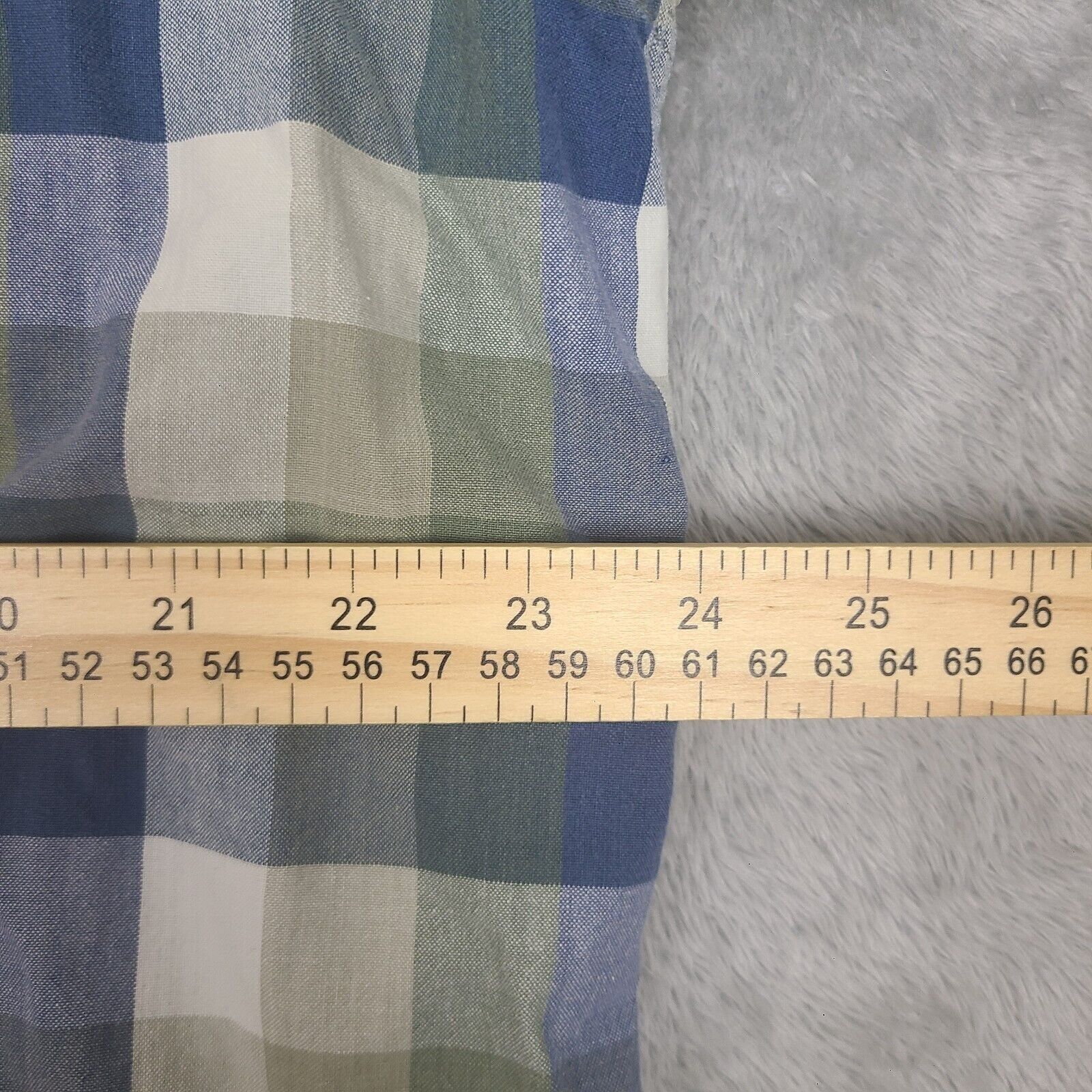 Orvis VTG ORVIS Shirt Mens X-Large Plaid Oxford Button Up Cotton L Size US XL / EU 56 / 4 - 3 Thumbnail