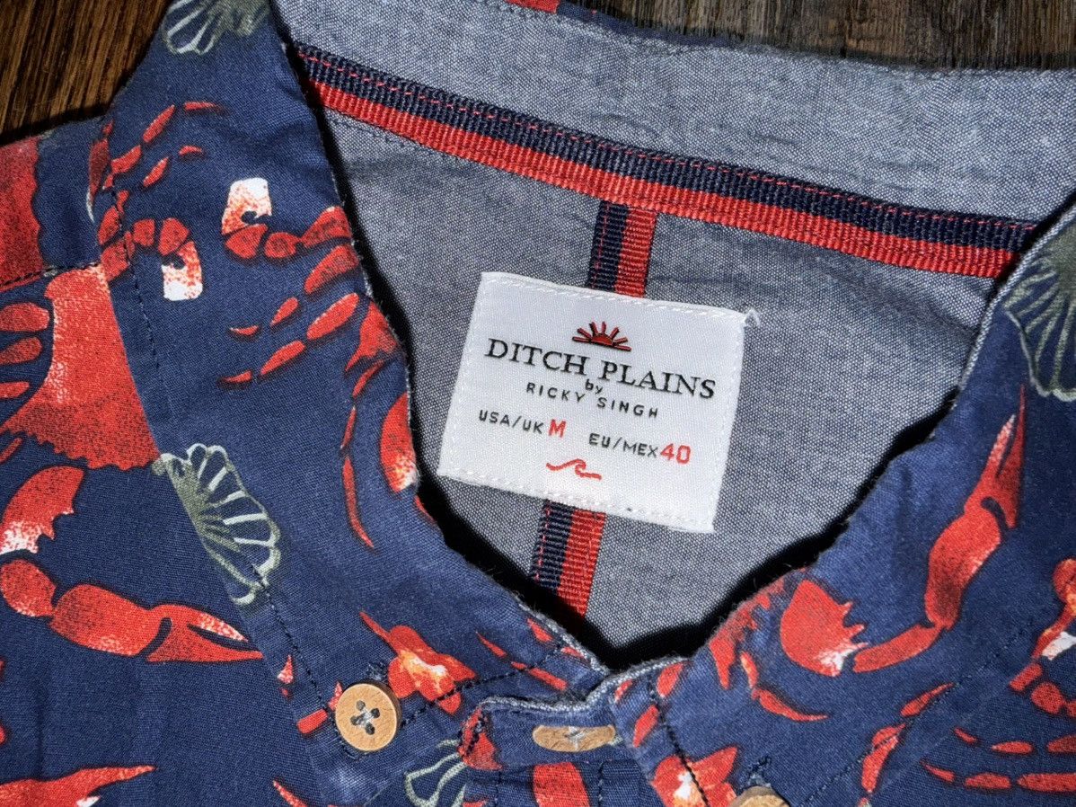 Ralph Lauren Ditch Plains By Ricky Singh Button Up Shirt Navy Crab Sz M Size US M / EU 48-50 / 2 - 2 Thumbnail
