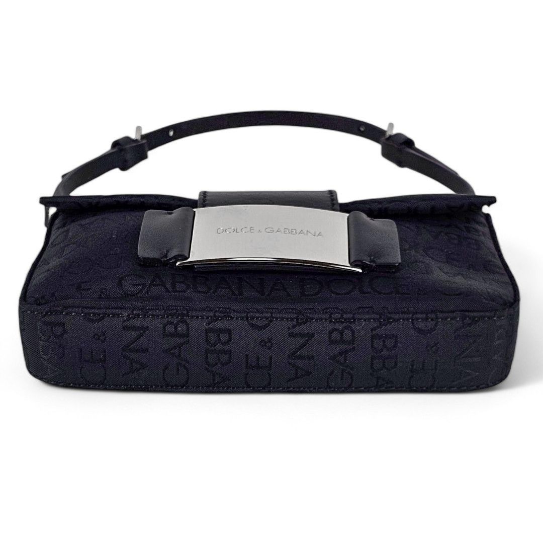 Dolce & Gabbana Dolce & Gabbana - Handbag Leoprint Black Leather Monogram Size ONE SIZE - 4 Thumbnail
