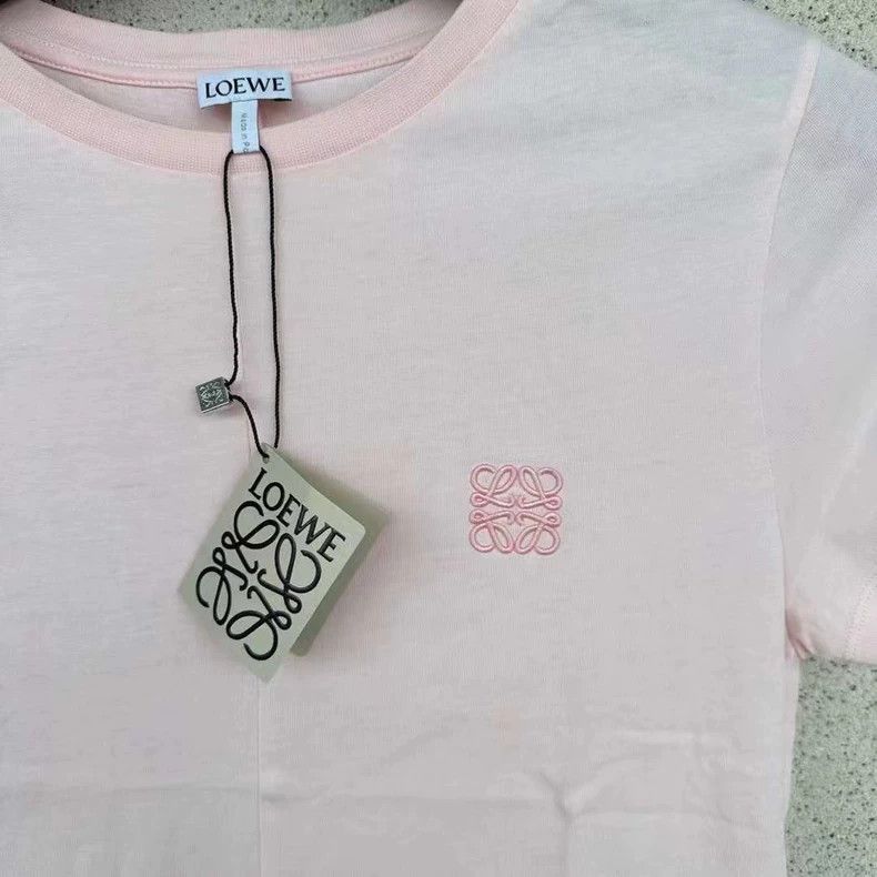 Loewe loewe Pink small logo spliced short sleeve 2506-Nextarrow Size US S / EU 44-46 / 1 - 3 Thumbnail