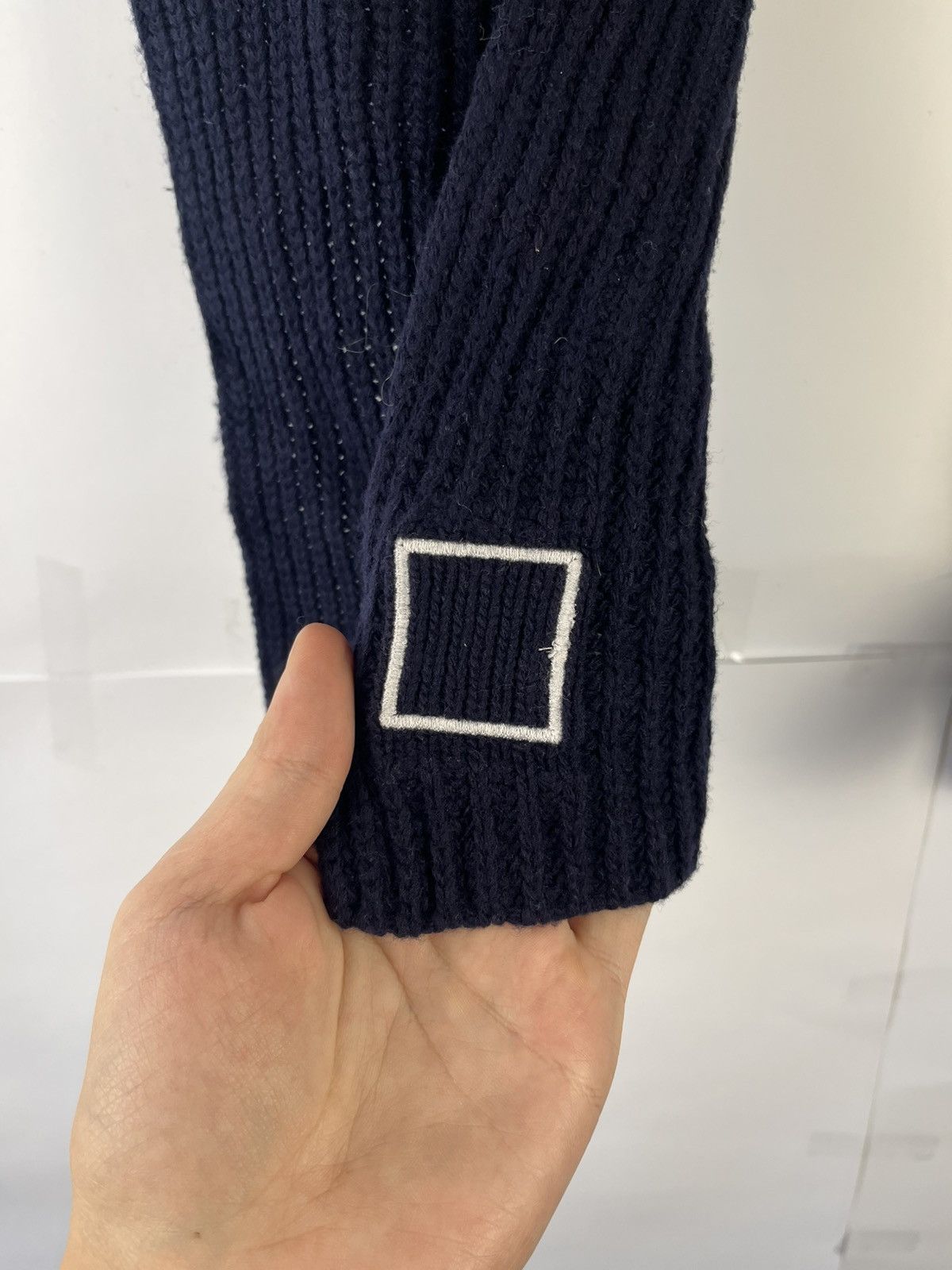 Stone Island Stone Island Ribbed Scarf Wool Casual Patch Program Size ONE SIZE - 5 Thumbnail