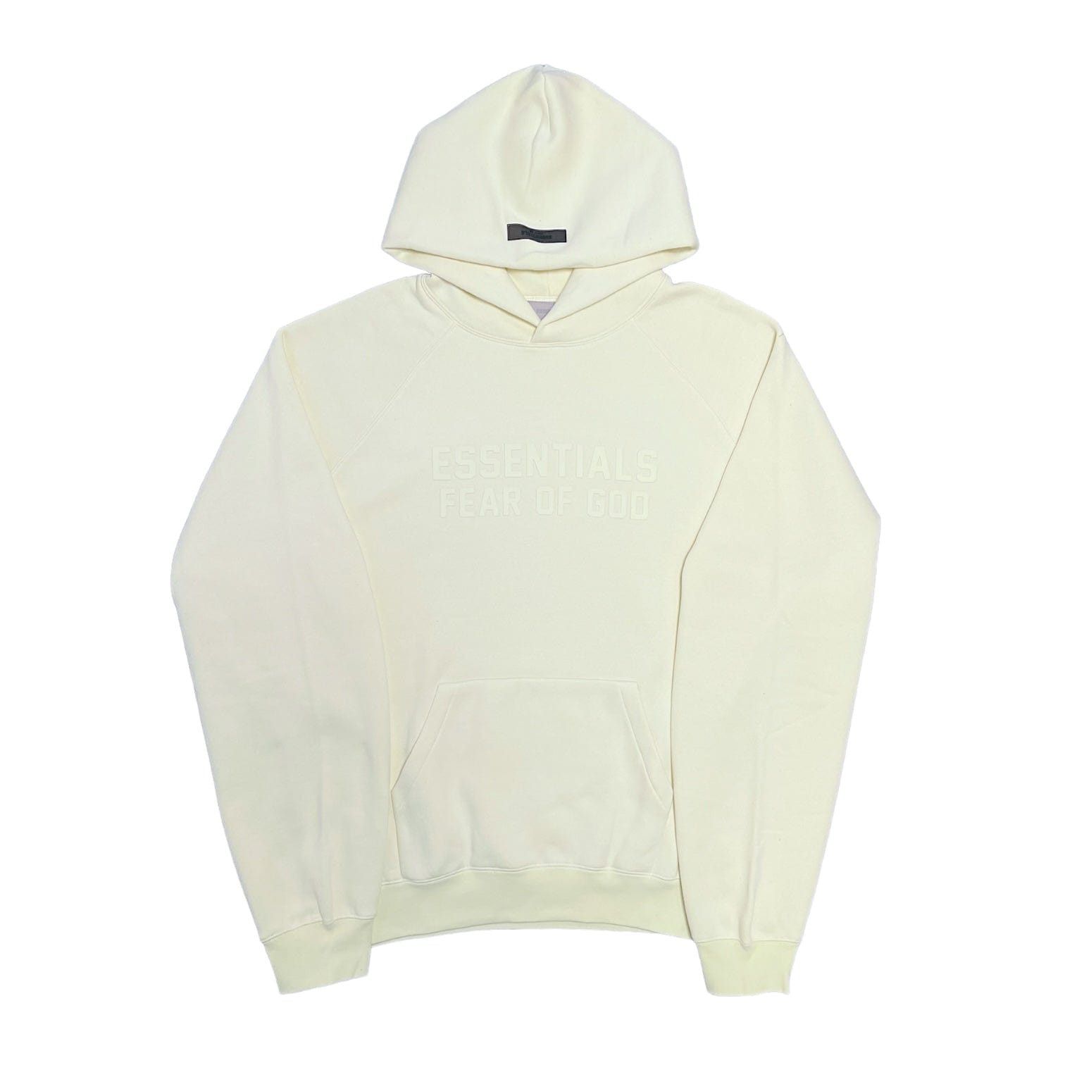 Fashion fear of god essentials hoodie yellow