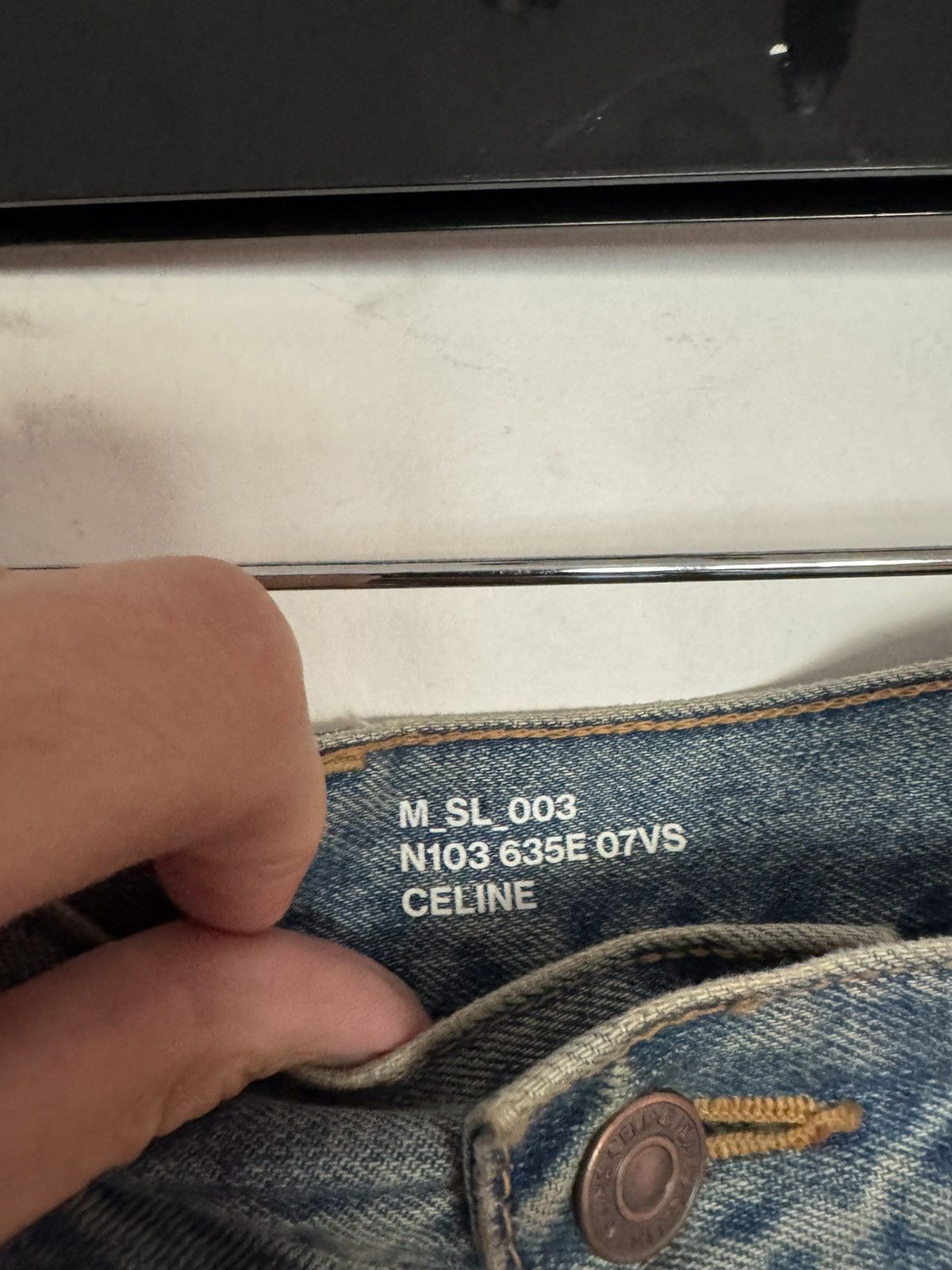 Celine Raw hem Sl003 Size US 34 / EU 50 - 2 Thumbnail
