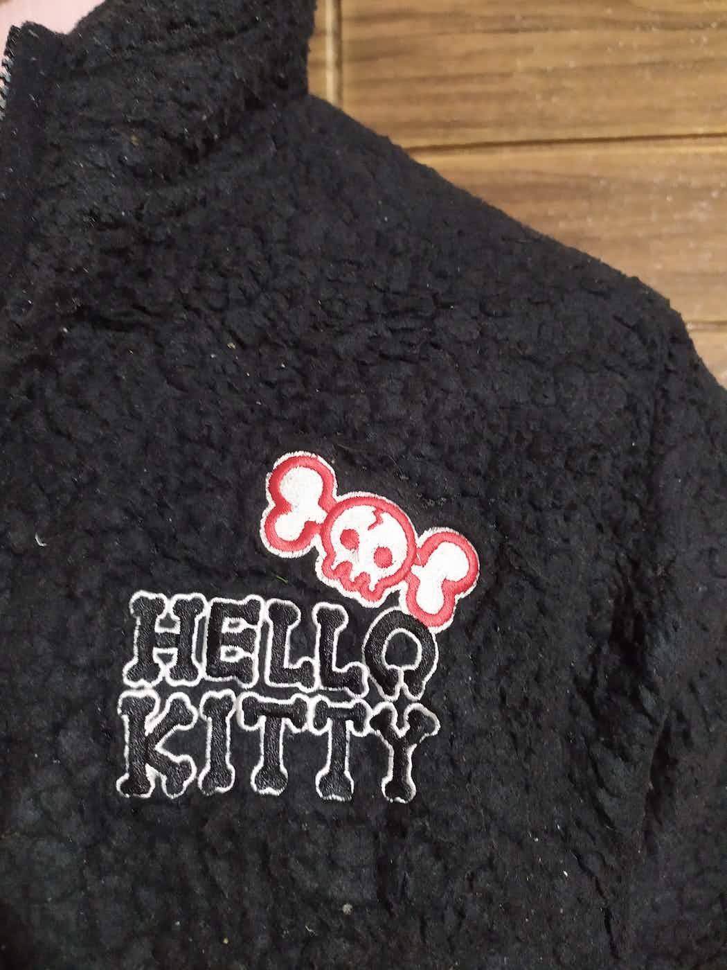 Anime Rare Hello Kitty Horn Bunny Devil Fullprint Skull Zip hoodie Size US L / EU 52-54 / 3 - 6 Thumbnail