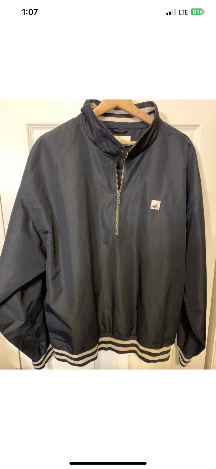 Cutter & Buck Vtg Cutter & Buck mens sz XL windbreaker AXA logo black Size US XL / EU 56 / 4 - 1 Thumbnail