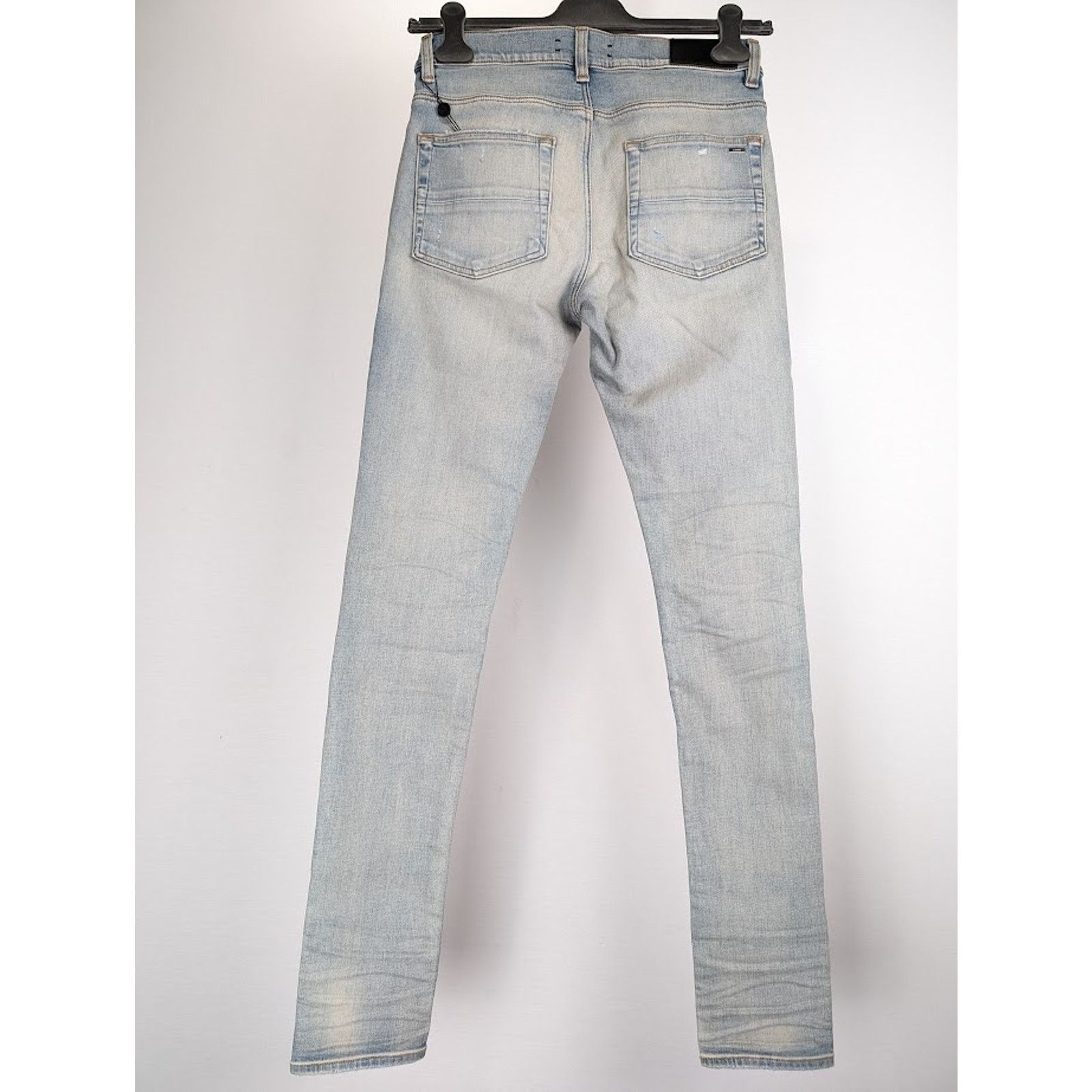 Amiri o1rshd1 MX1 Suede Jeans in Antique Indigo Size US 31 - 12 Thumbnail