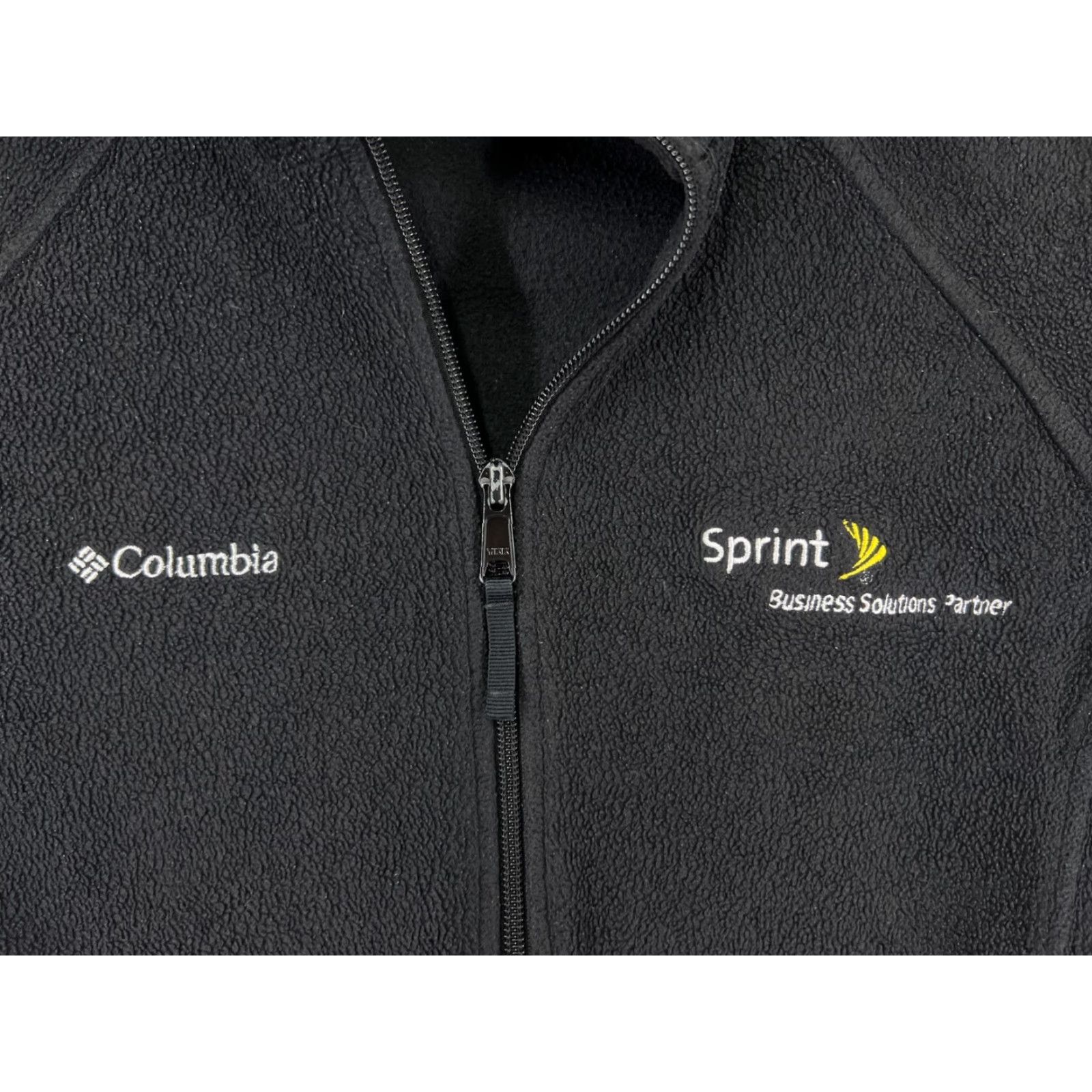 Vintage Columbia Womens Small Black Full Zip Fleece Jacket Polyester Mock Neck Outdoor Casual Men/Women Size S / US 4 / IT 40 - 5 Thumbnail