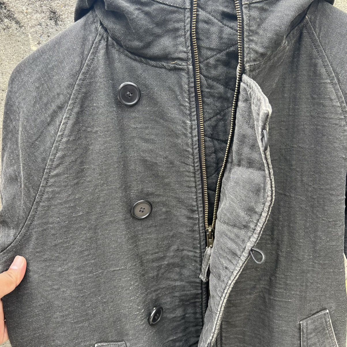 Japanese Brand “JAPANESE BRAND” GREY ZIP UP FUR HOODED JACKET Size US M / EU 48-50 / 2 - 17 Thumbnail