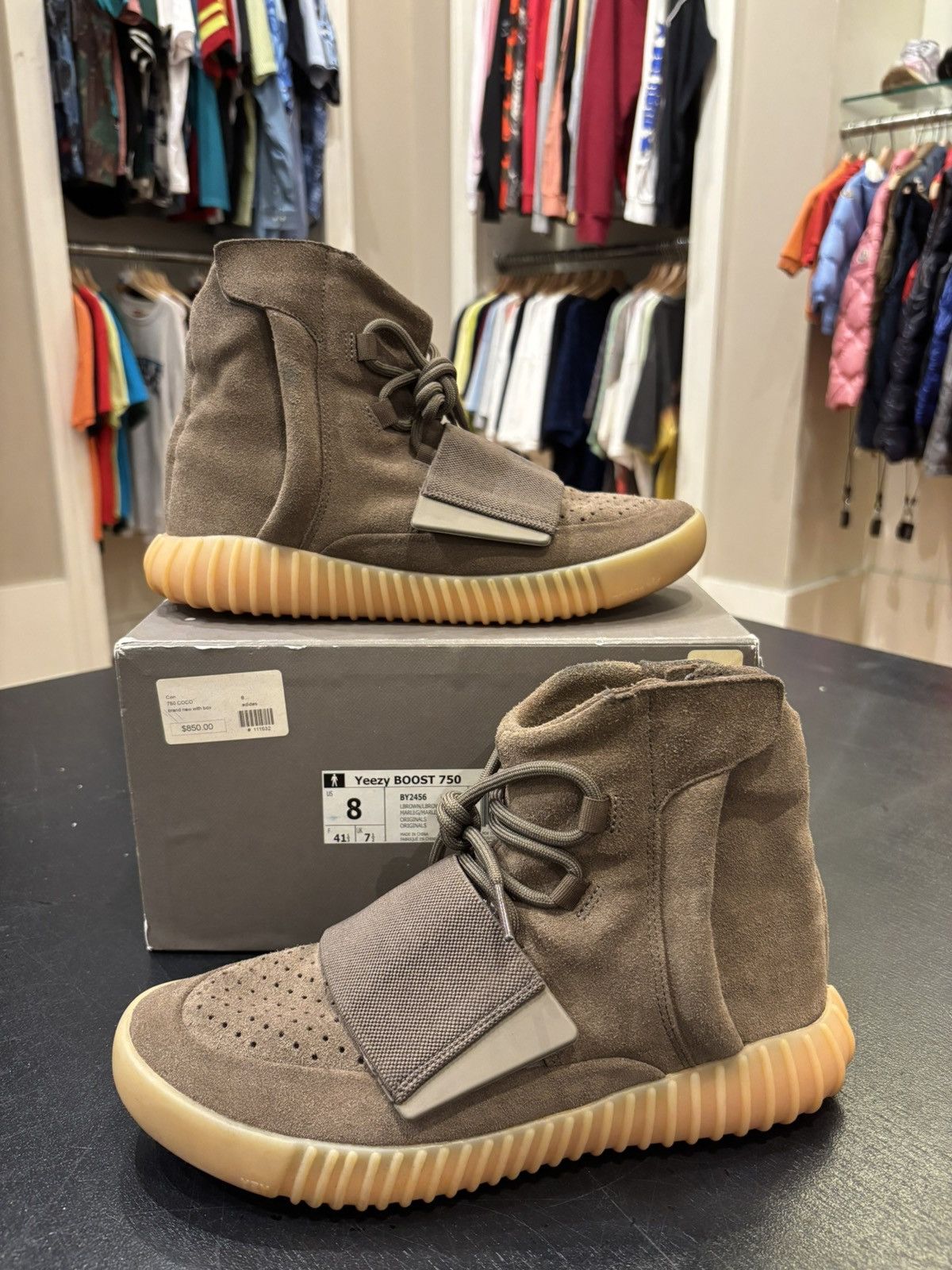 adidas gazelle silver green womens adidas Yeezy Boost 750 Light Grey Glow In the Dark – Gallery MX main image 0
