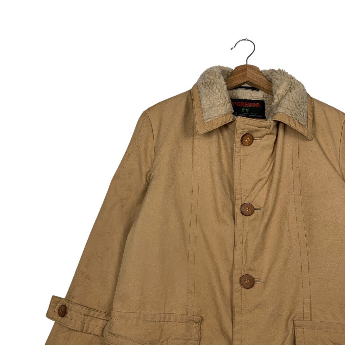 McGregor Vintage 90’s McGREGOR Sherpa Coat Jacket #2284-C101 Size US S / EU 44-46 / 1 - 7 Thumbnail