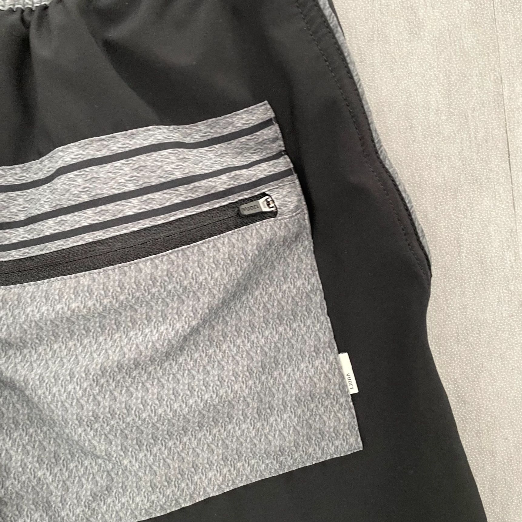 Vuori Vuori Shorts Adult Medium Black Trail Running Lined Short Pocket Stretch Mens M Size US 31 - 5 Thumbnail