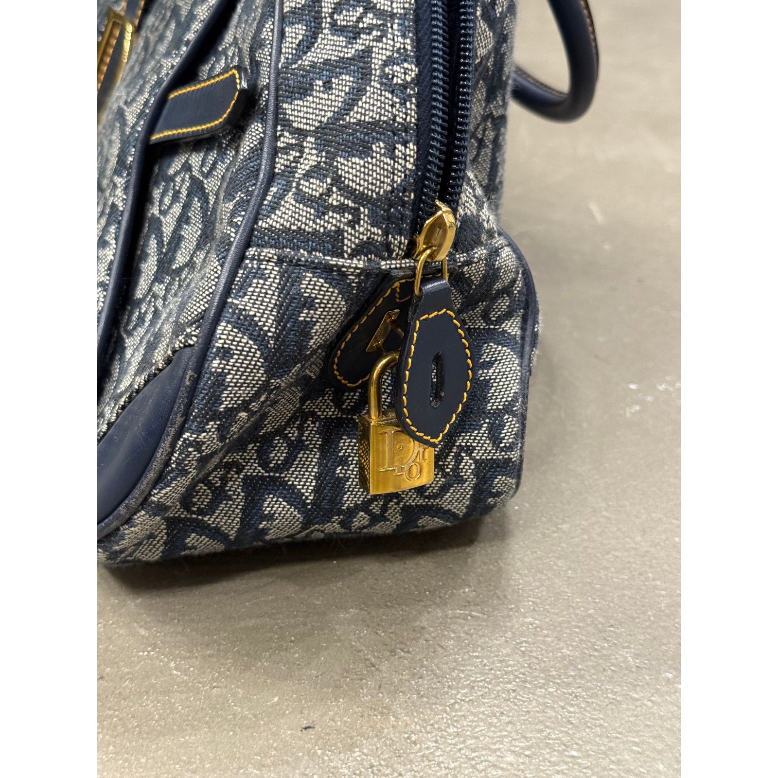 Dior 2000s Dior by Galliano bowling monogram bag Size ONE SIZE - 7 Thumbnail