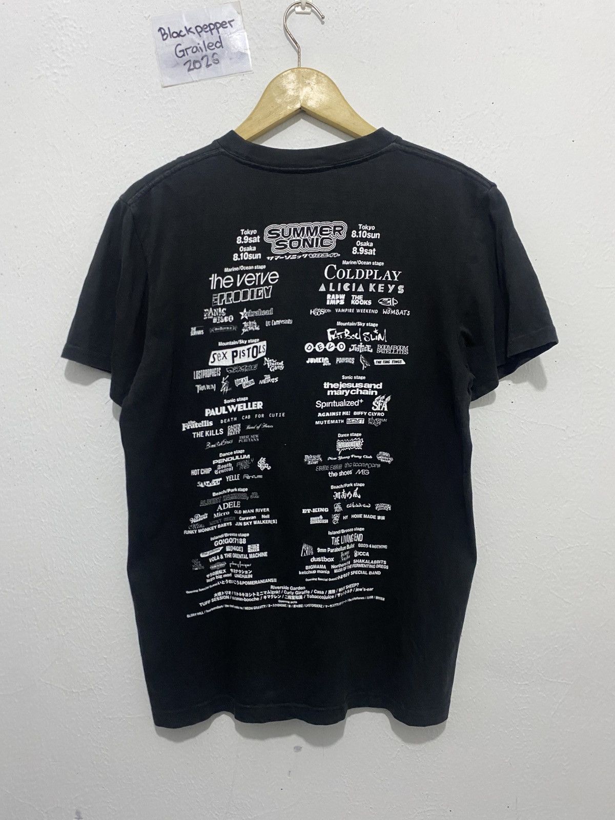Band Tees Vintage Summer Sonic Fest T Shirt Size US M / EU 48-50 / 2 - 4 Thumbnail