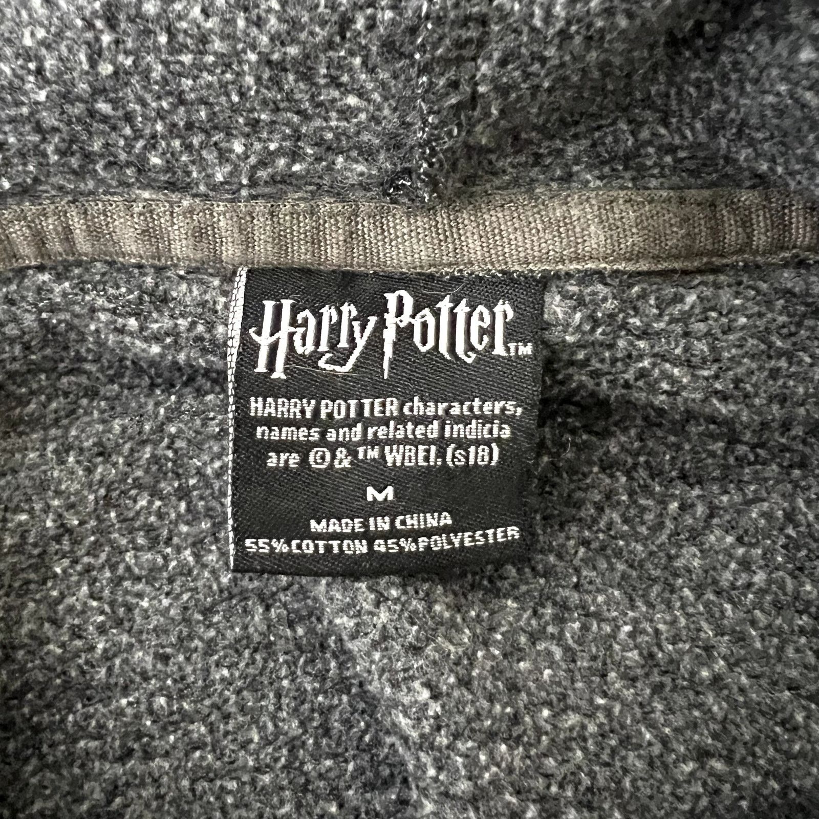 Other Harry Potter Hogwarts House Crest Gray Hooded Sweatshirt Size M / US 6-8 / IT 42-44 - 7 Thumbnail