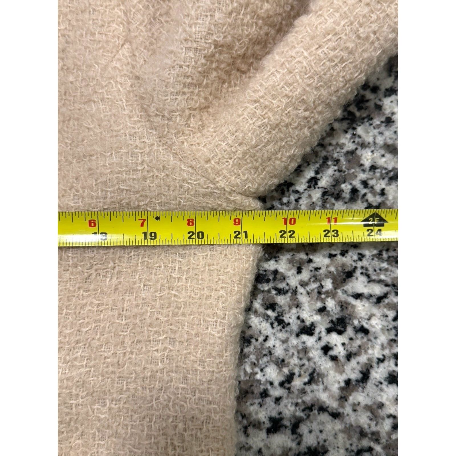 Eileen Fisher Eileen Fisher Blazer Wool Boucle Cream Size L Womens Professional Pockets Hook & Eye Closure Shawl Collar Size M / US 6-8 / IT 42-44 - 3 Thumbnail