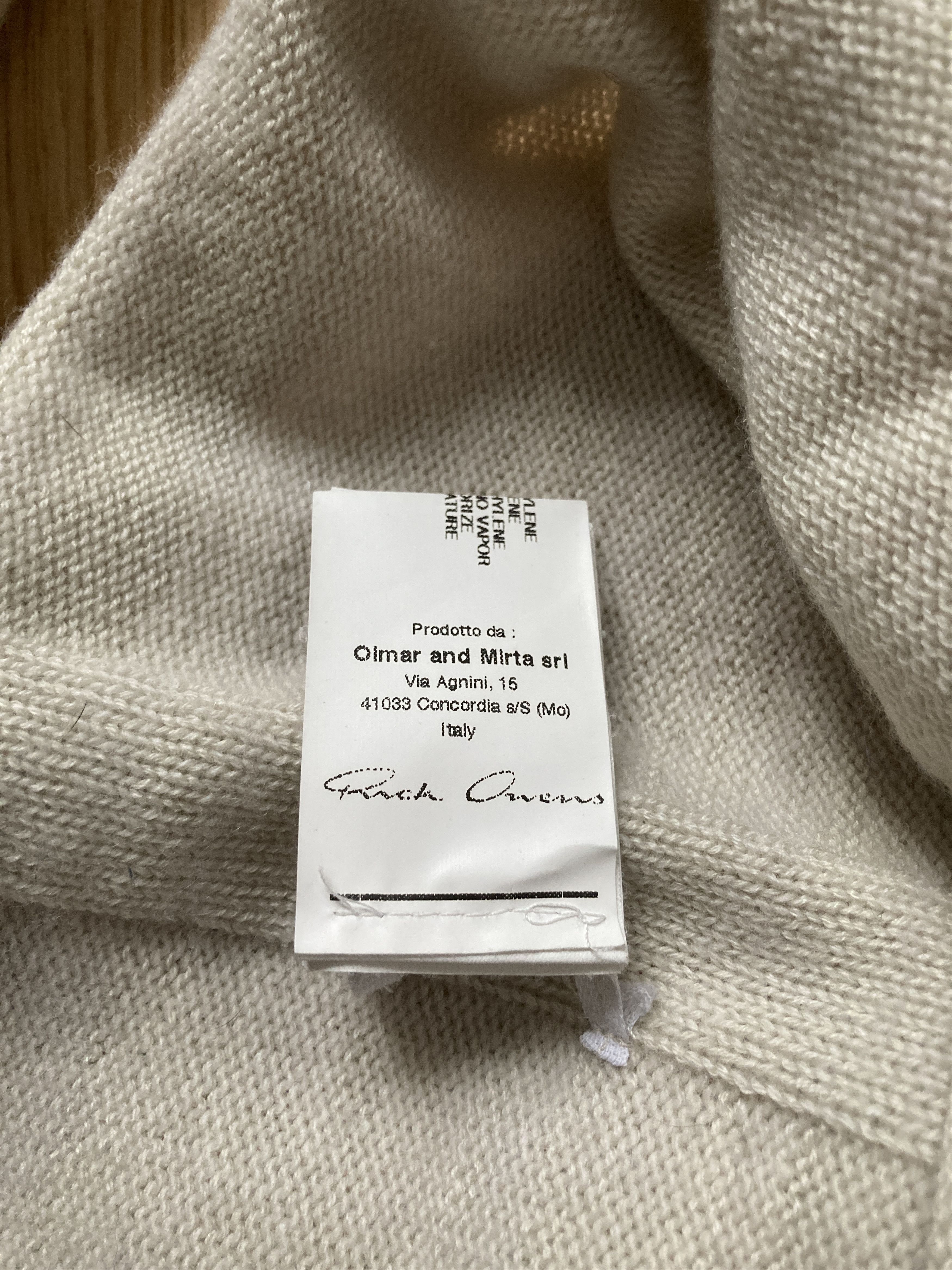 Rick Owens F/W 12 "MOUNTAIN" Runway Cashmere & Wool Rollneck M Size US M / EU 48-50 / 2 - 19 Thumbnail