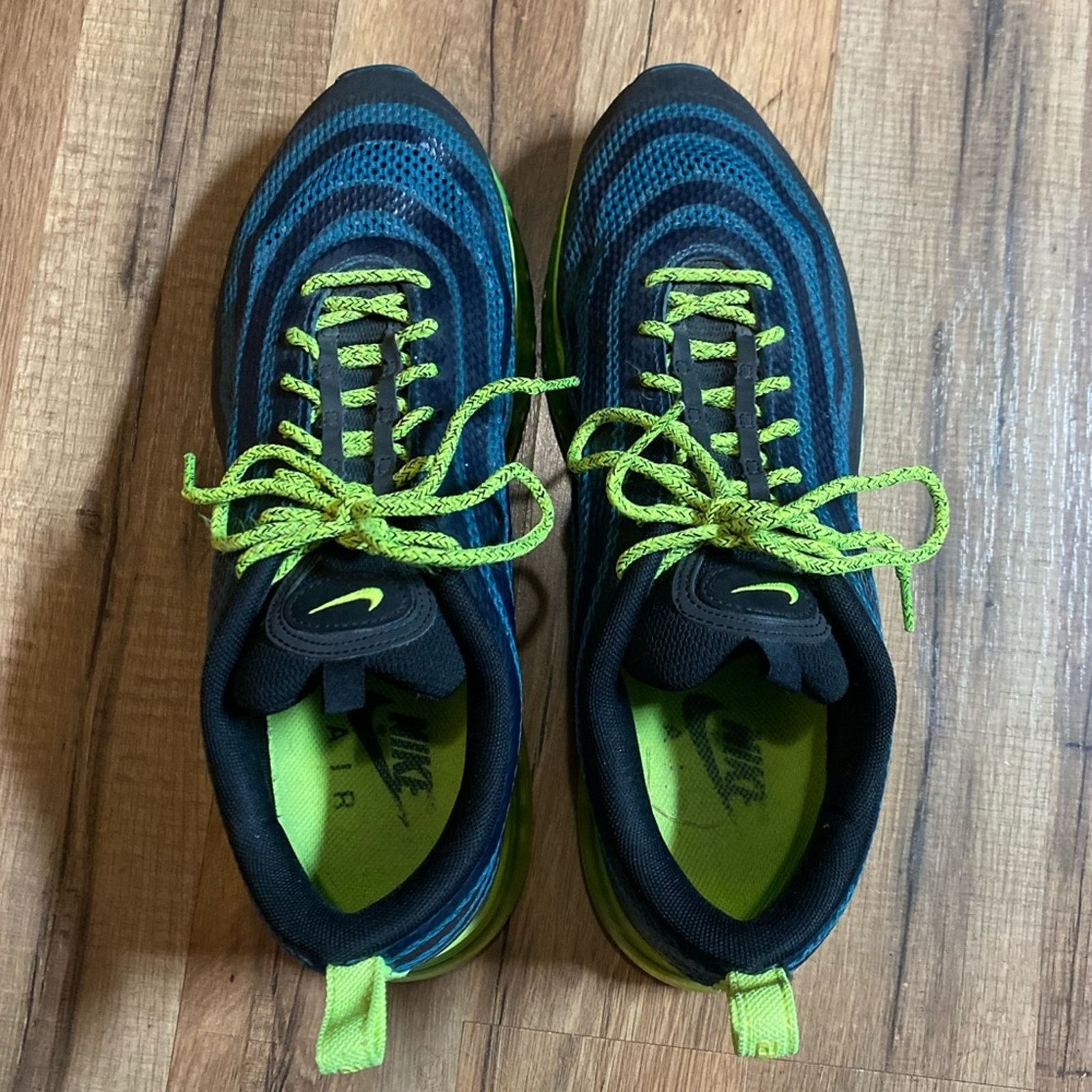 Nike 2013 Nike Air Max 97 Hyperfuse Blue Volt Size US 10 / EU 43 - 8 Thumbnail