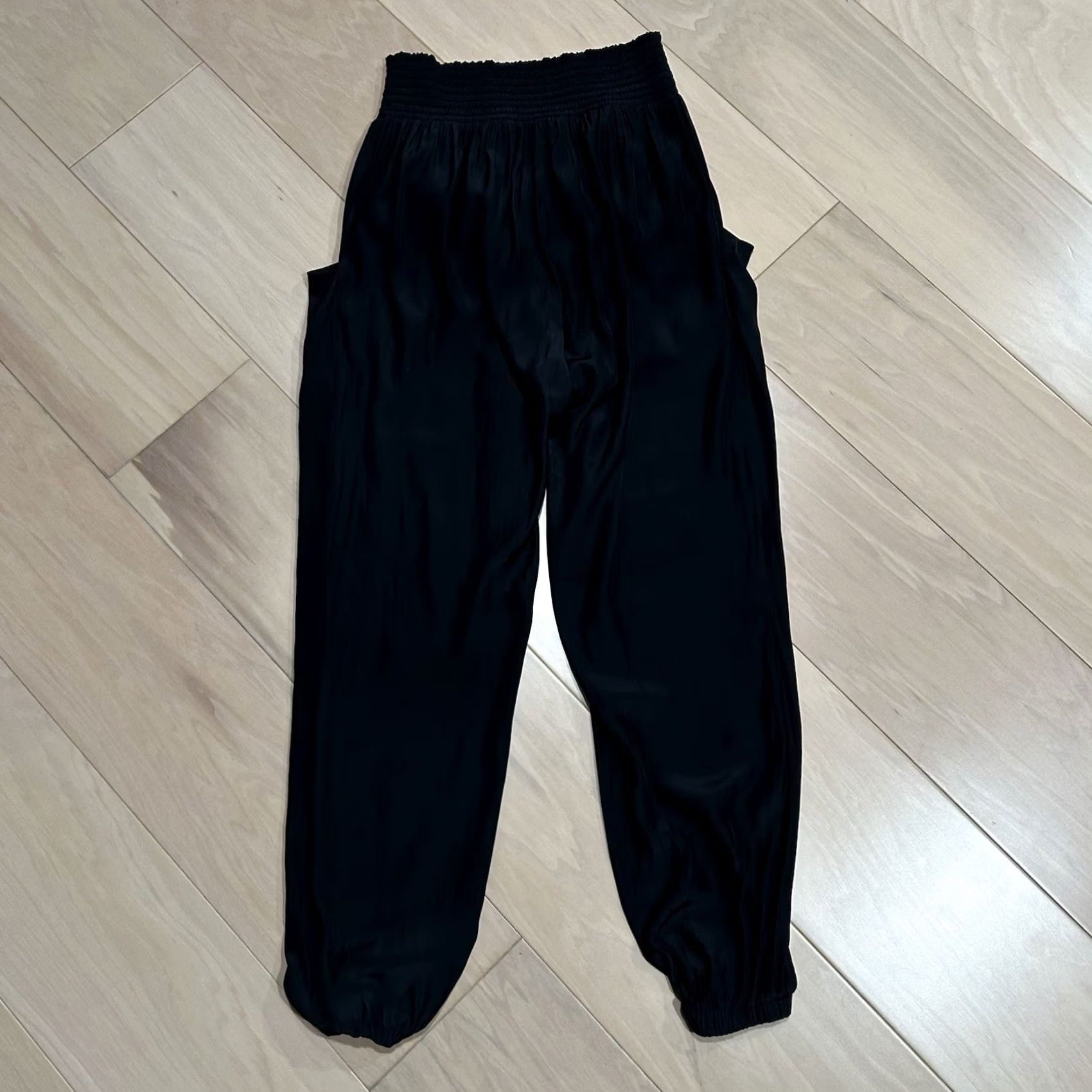Ramy Brook Ramy Brook Markie Pant In Black Women’s XS Pants Harem Elastic Waist Pockets 28-30 Inseam 26 Black Women’s XS Size 28" / US 6 / IT 42 - 3 Thumbnail