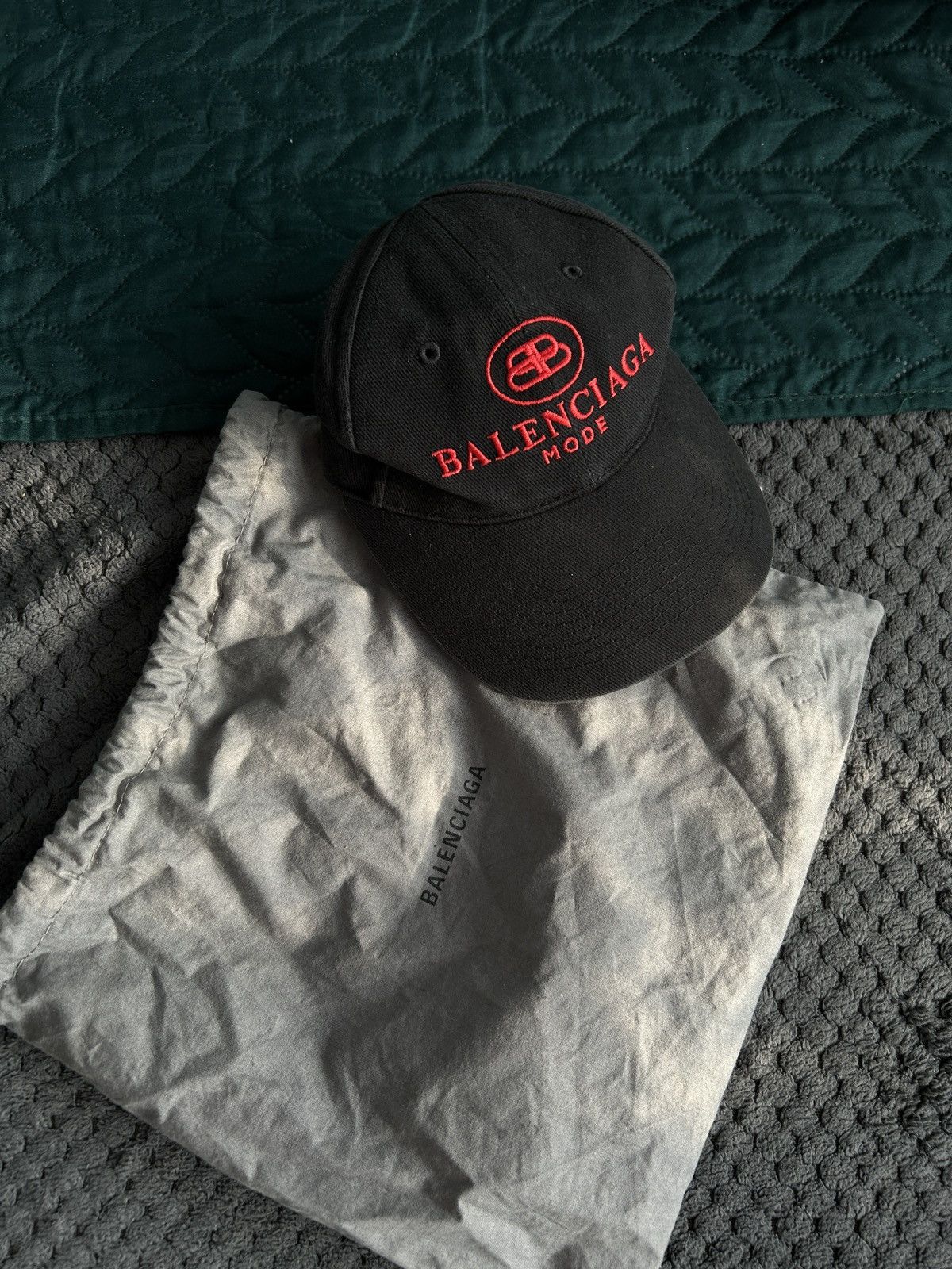 Balenciaga Balenciaga Bb Mode/Cap/L/Black/Plain/Balenciaga 92Z76 Size ONE SIZE - 7 Thumbnail