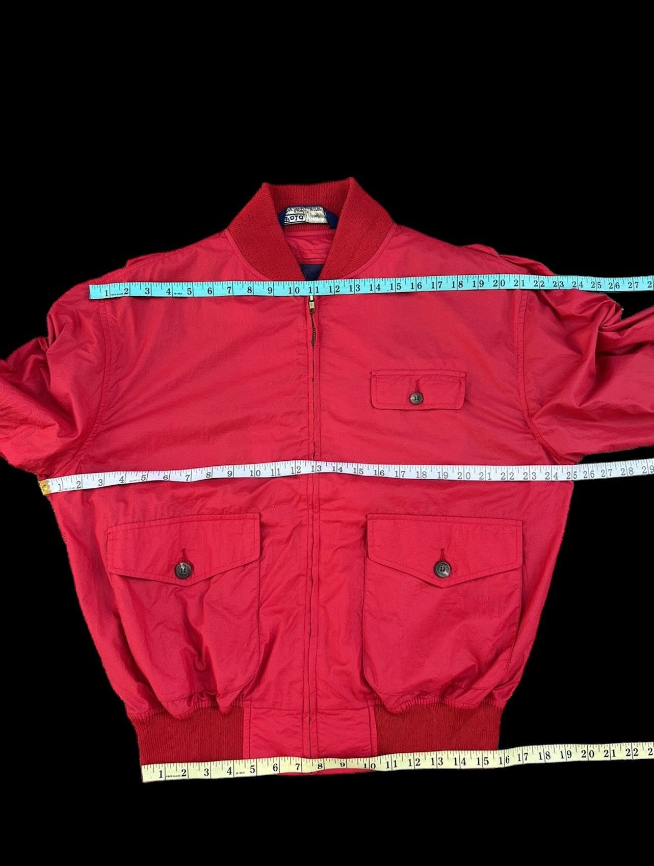 Polo Ralph Lauren Vintage 90s Polo Ralph Lauren Red Bomber Jacket Size US M / EU 48-50 / 2 - 3 Thumbnail