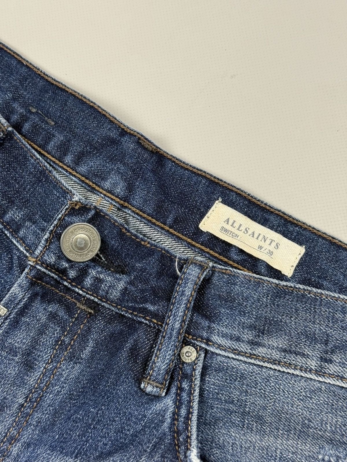 Allsaints Allsaints Horton Switch Men’s Denim Shorts Size 30 / S Size US 30 / EU 46 - 11 Thumbnail