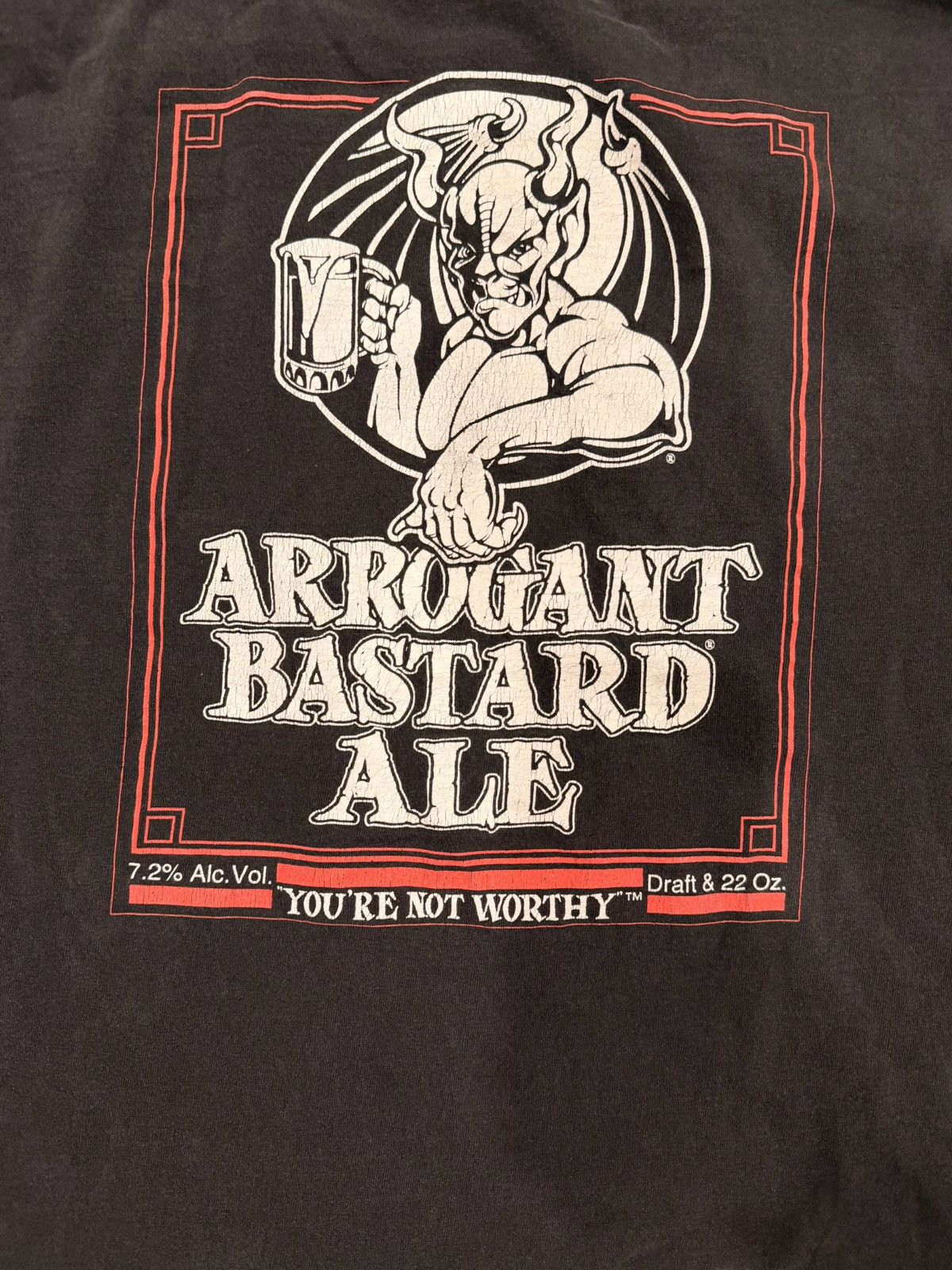 Vintage ARROGANT BASTARD ALE VINTAGE LONG SLEEVE Size US L / EU 52-54 / 3 - 2 Thumbnail