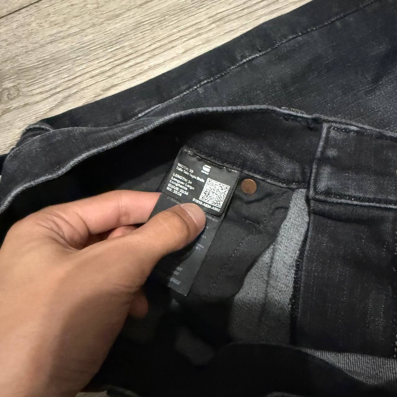 G-Star g-star raw men's revend skinny fit jeans black 33x34 Size US 33 - 4 Thumbnail
