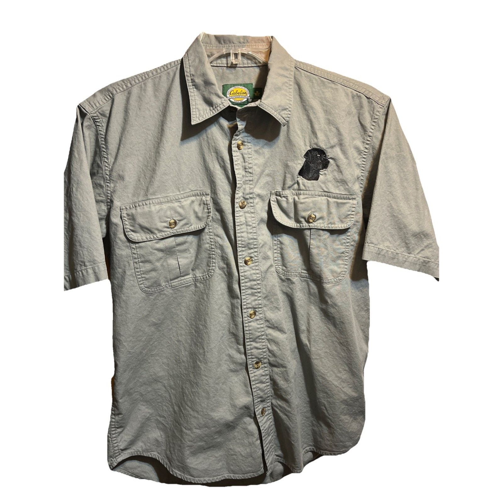 Cabelas Cabelas Shirt Men’s M Gray S Cotton Canvas Black Lab Logo Size US M / EU 48-50 / 2 - 1 Thumbnail