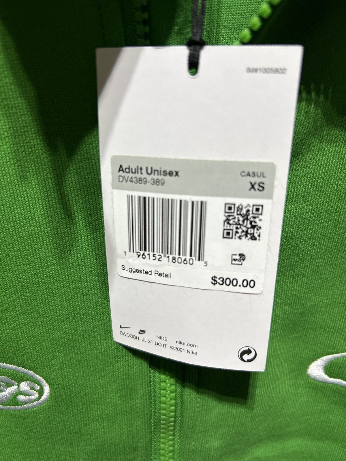 Nike × Off-White Nike x Off-White MC Track Jacket Kelly Green Size XS Size US XS / EU 42 / 0 - 8 Thumbnail