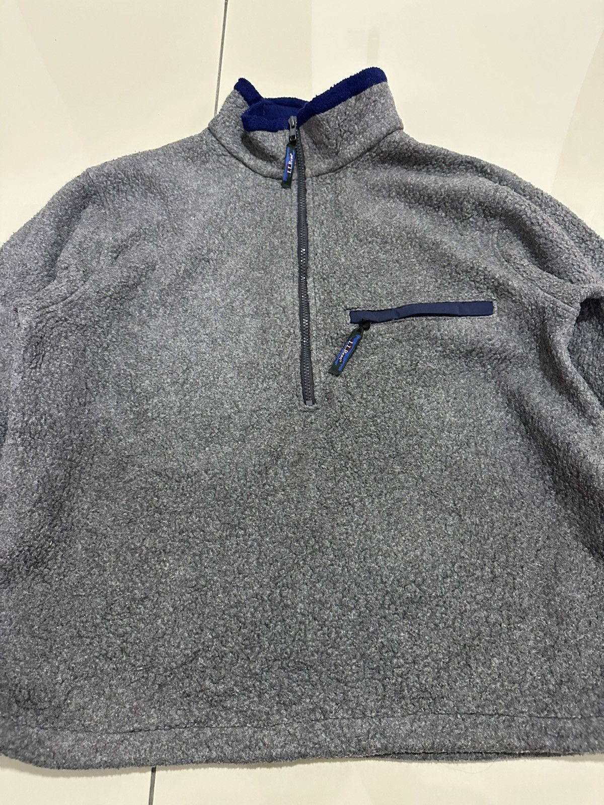 L.L. Bean Vintage 90’s L.L Bean Fleece Half Zipper Sweater Design Size US M / EU 48-50 / 2 - 4 Thumbnail