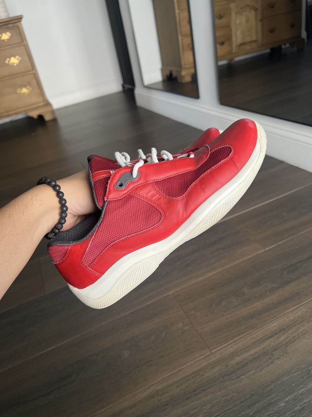 Prada 2000s Prada American Cup Sneakers Size US 8.5 / EU 41-42 - 8 Thumbnail