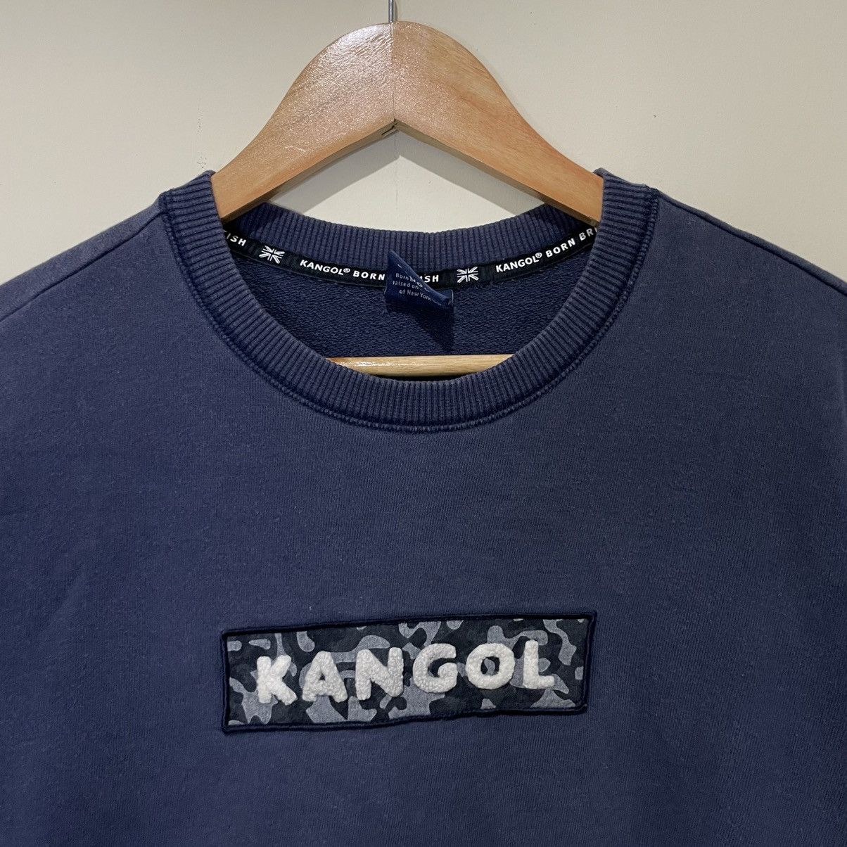 Kangol Kangol sweatshirt navy blue with an embroidered logo Size US L / EU 52-54 / 3 - 2 Thumbnail