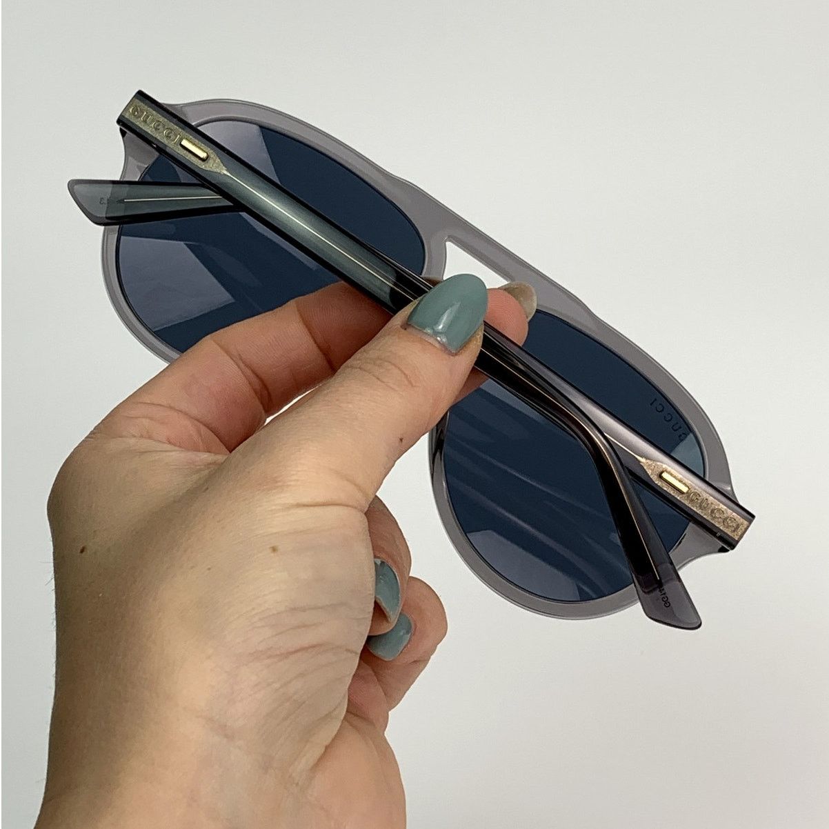Gucci NEW Gucci Sunglasses GG1443S 005 Grey Blue Men Authentic Size ONE SIZE - 9 Thumbnail