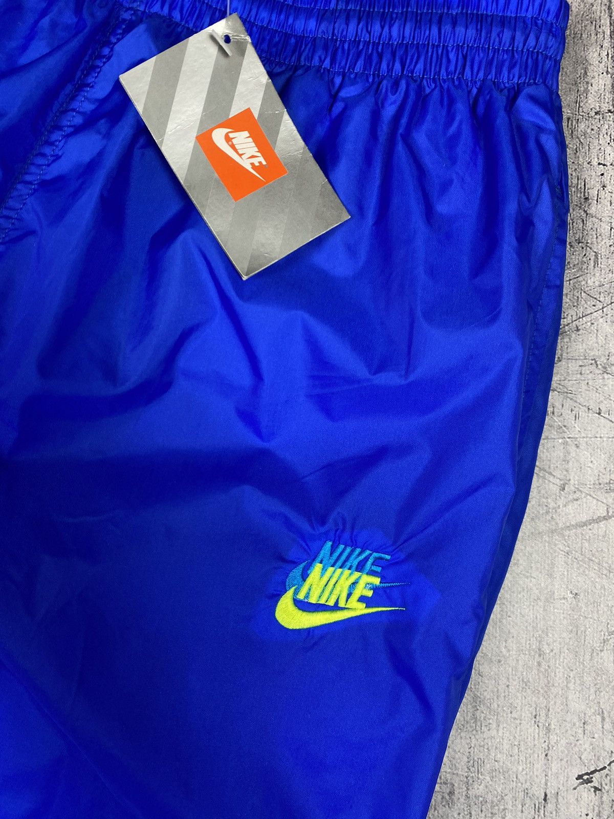 Nike DEADSTOCK Vintage 80s Nike Nylon Double Swoosh Drill Pants Size US 30 / EU 46 - 4 Thumbnail