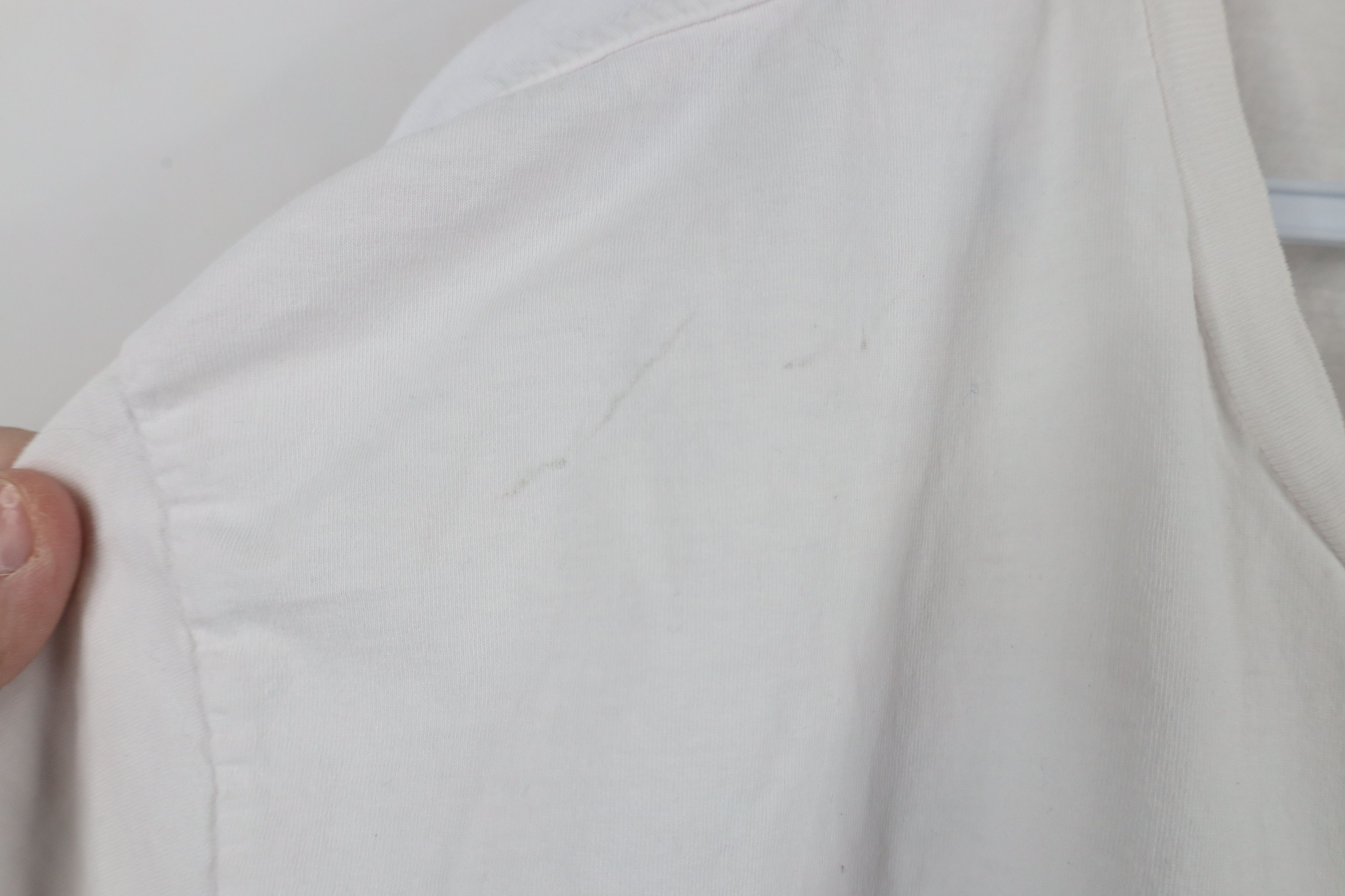 Lee × Vintage Vintage 90s Lee Combed Cotton Short Sleeve T-Shirt White Size US XL / EU 56 / 4 - 7 Thumbnail