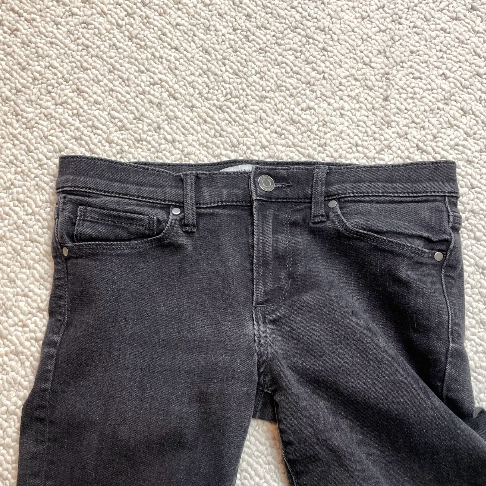 Banana Republic Banana Republic Jeans Womens 26 Black Skinny 29x29 Denim 5-Pocket Solid Size 29" - 7 Thumbnail