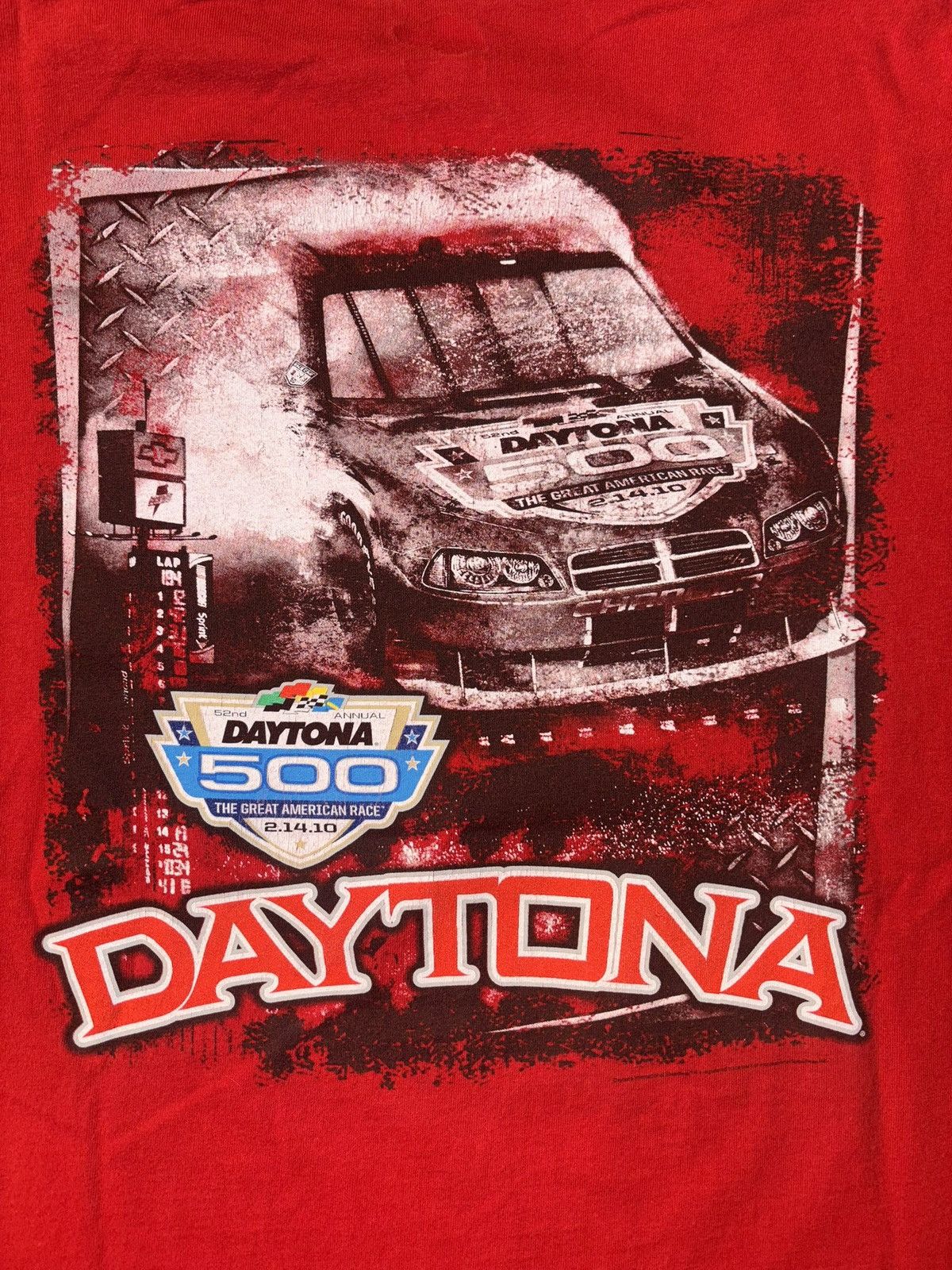 NASCAR Vtg NASCAR Daytona 500 Great American Race Racing Y2K Tshirt Size US L / EU 52-54 / 3 - 7 Thumbnail
