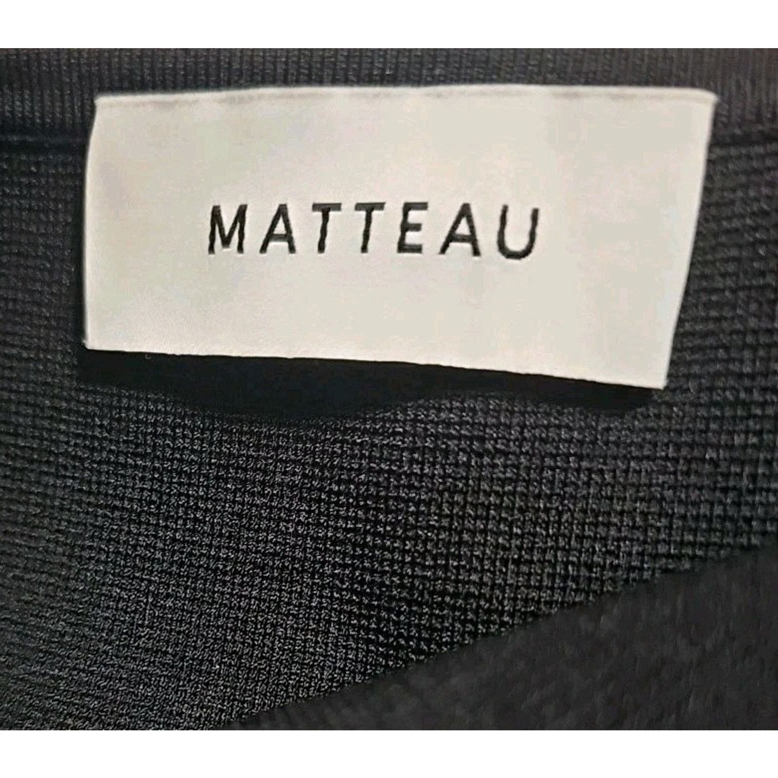 Matteau MATTEAU Knit And Cotton Maxi Black Classic Dress $620 10 Size L / US 10 / IT 46 - 11 Thumbnail
