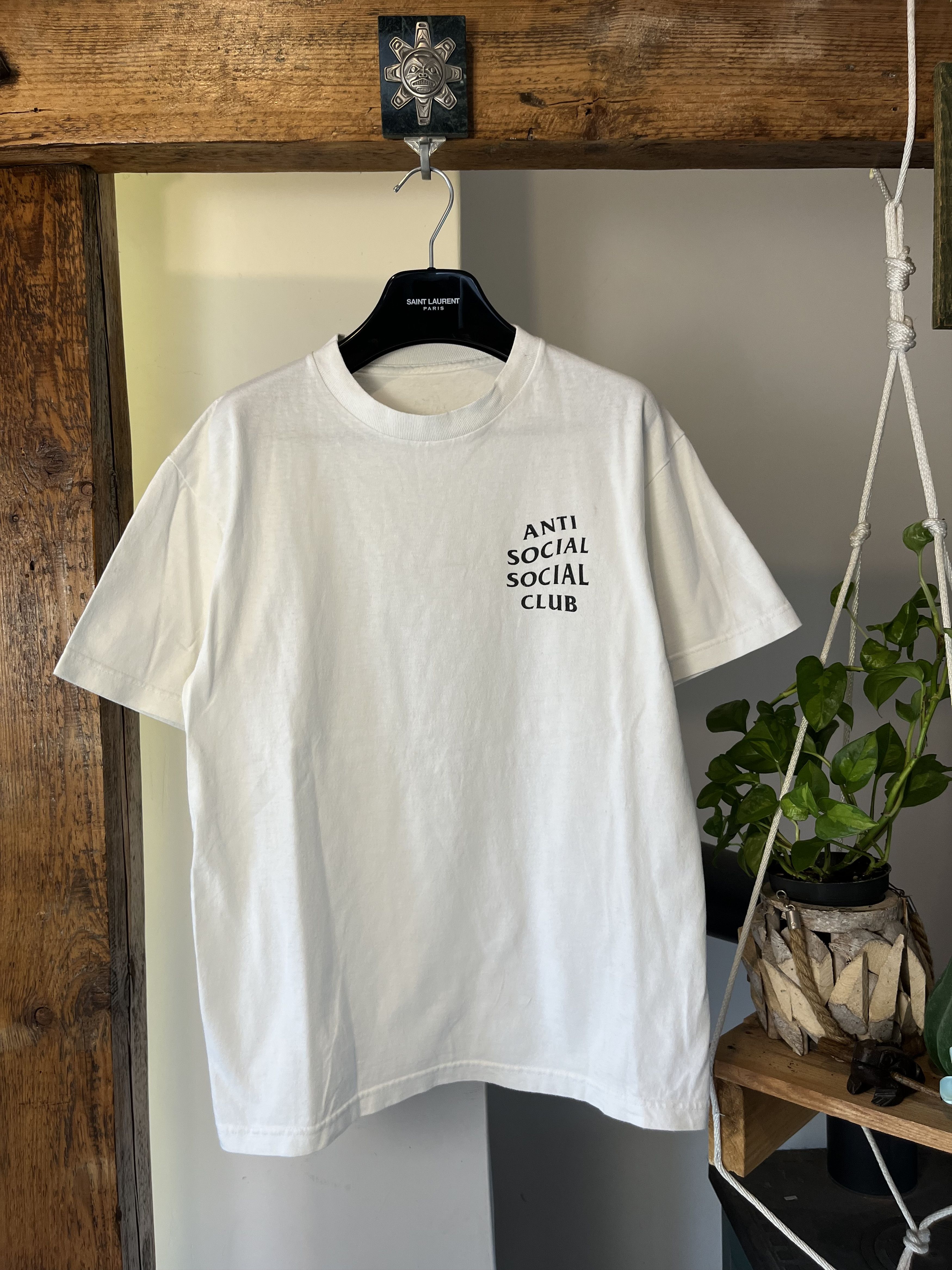Anti Social Social Club × Vintage Anti Social Social Club ASSC Classic Logo White Tee Size US S / EU 44-46 / 1 - 1 Thumbnail