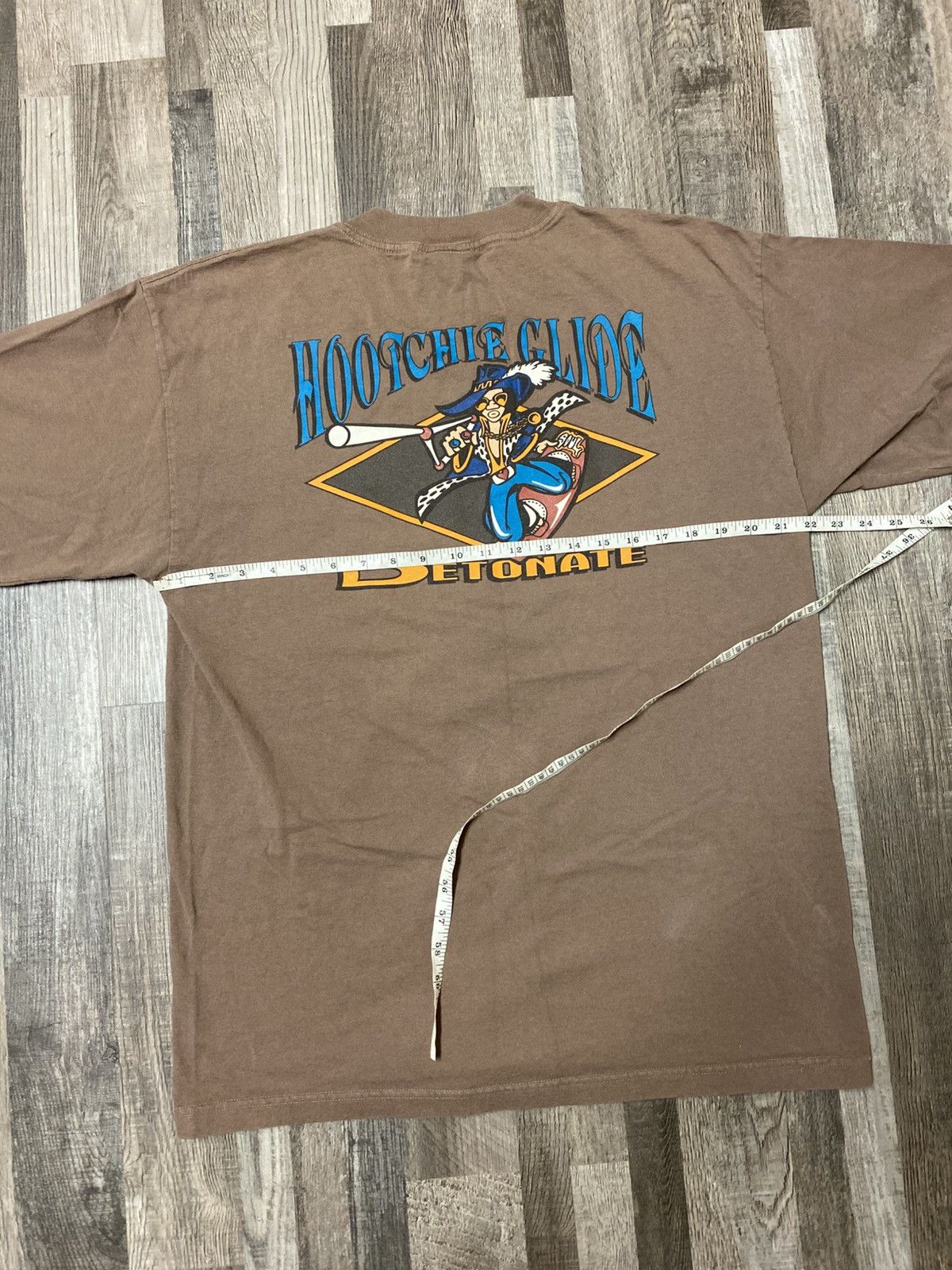 Vintage Vintage 90’s Detonate Single Stitch Hootchie Glide Tee Rare Size US XL / EU 56 / 4 - 12 Thumbnail